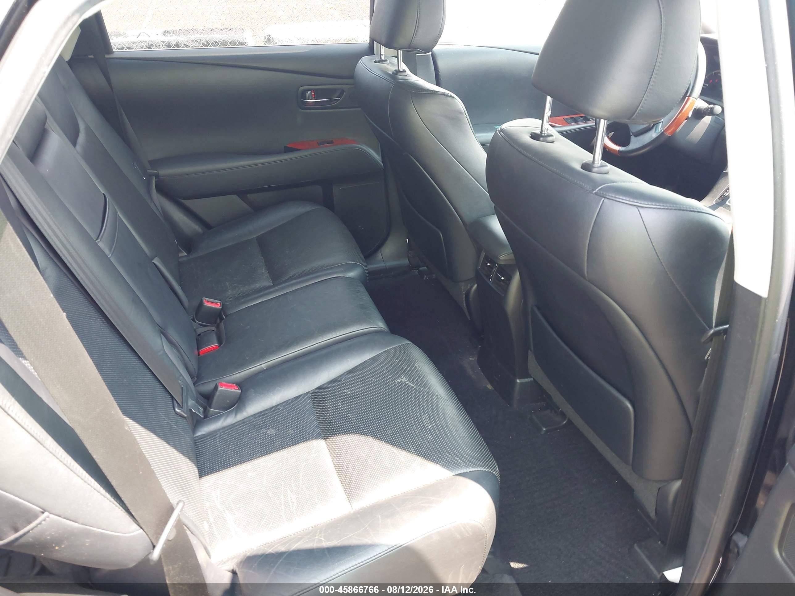 2012 Lexus Rx 450h Black vin: JTJBC1BA4C2425769