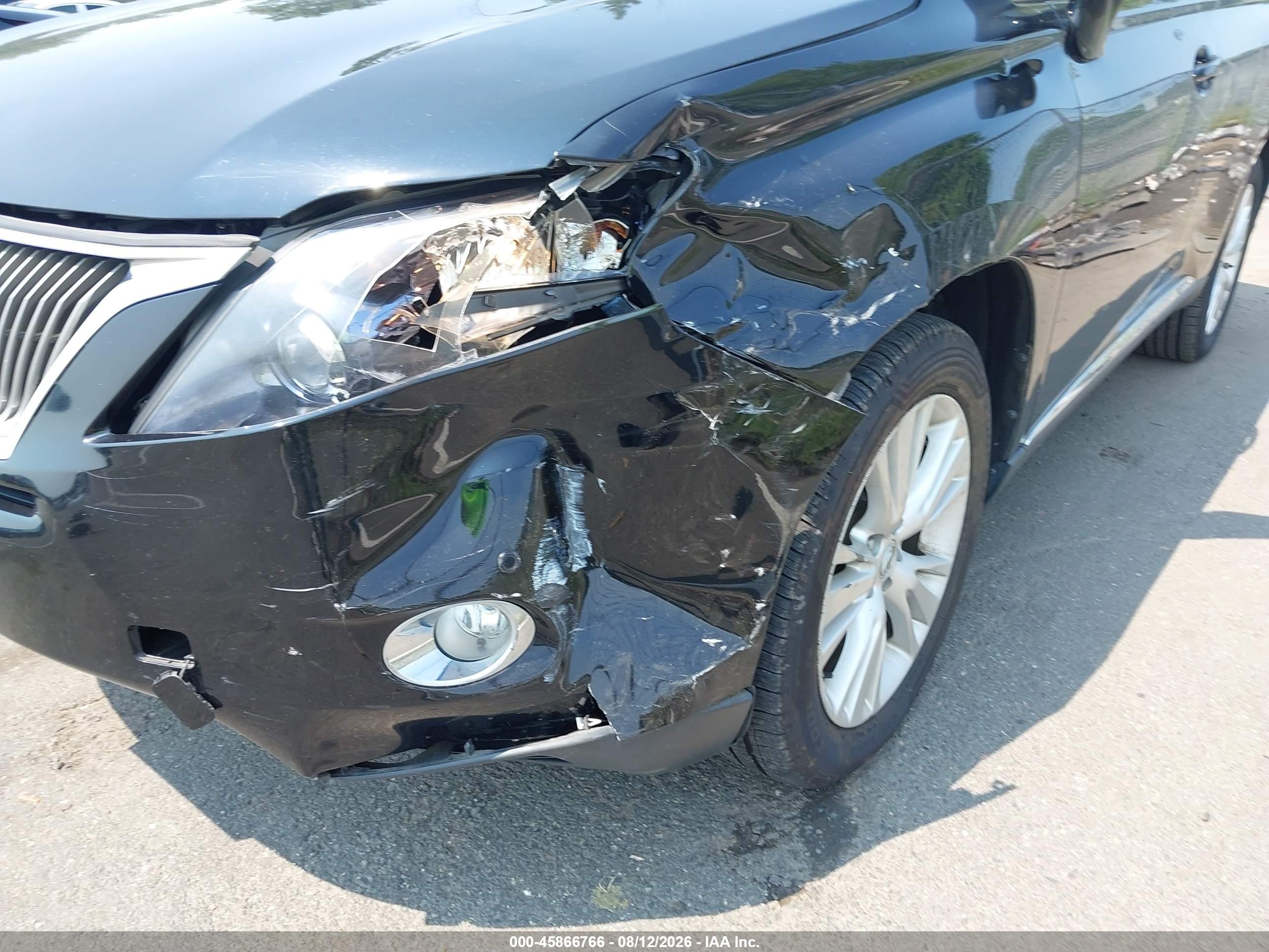 2012 Lexus Rx 450h Black vin: JTJBC1BA4C2425769