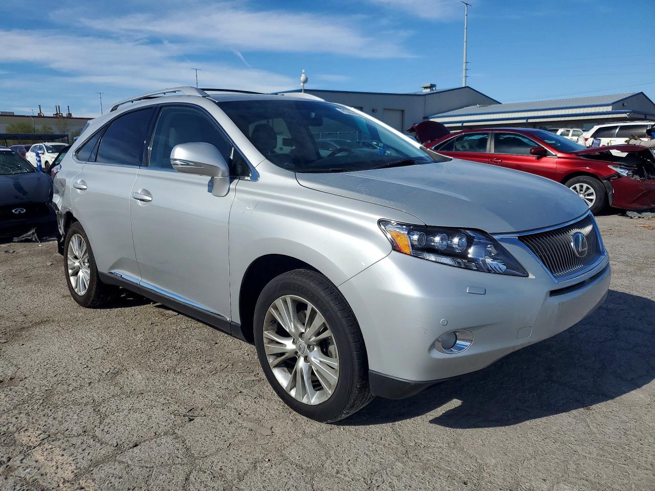 2012 Lexus Rx 450h Silver vin: JTJBC1BA4C2430907
