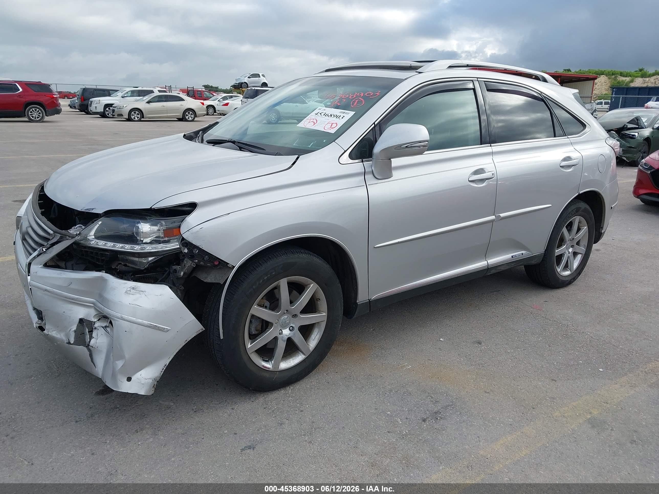 2013 Lexus Rx 450h   Серебряный vin: JTJBC1BA4D2060320