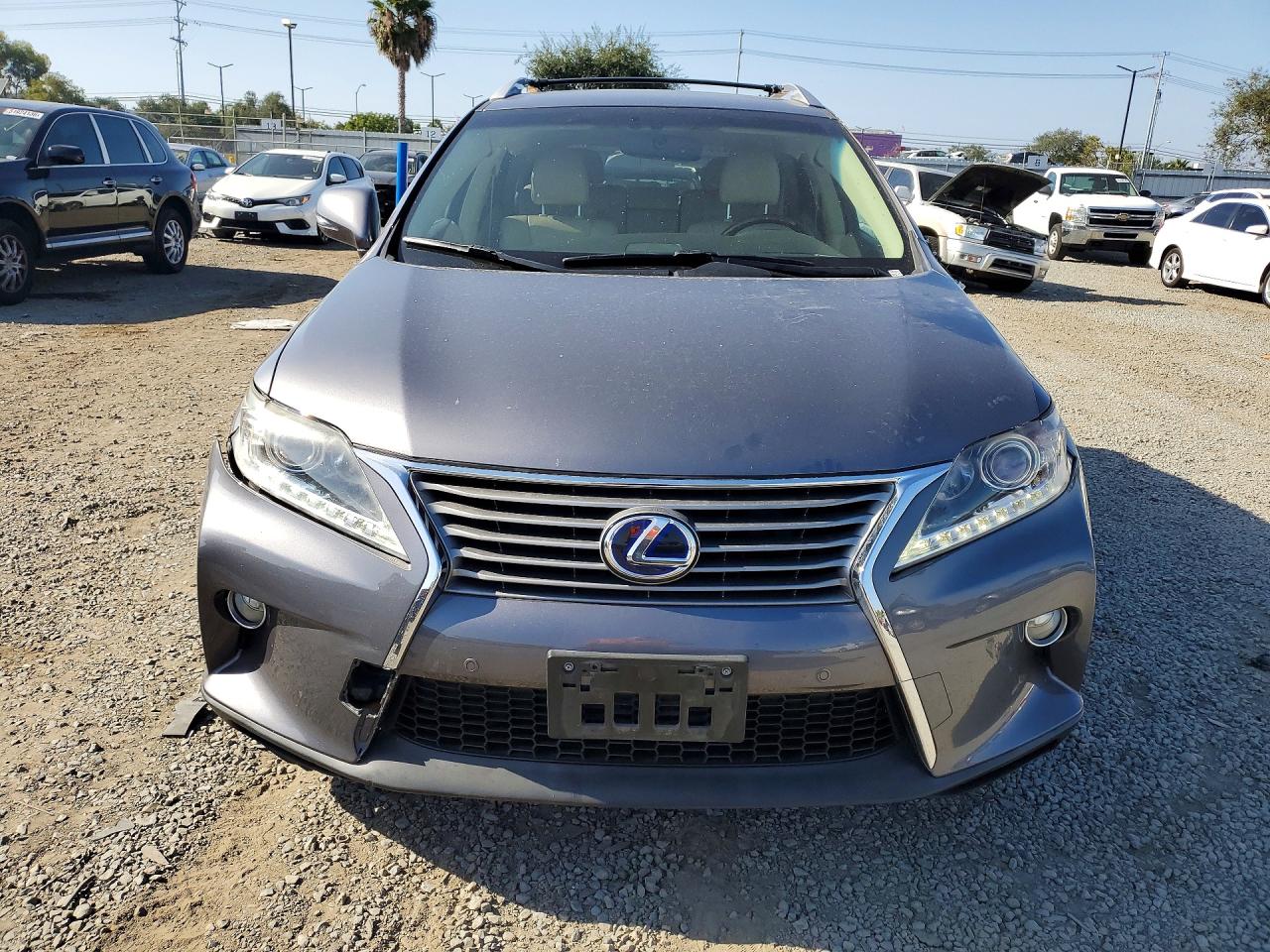 2013 Lexus Rx 450h Charcoal vin: JTJBC1BA4D2060821