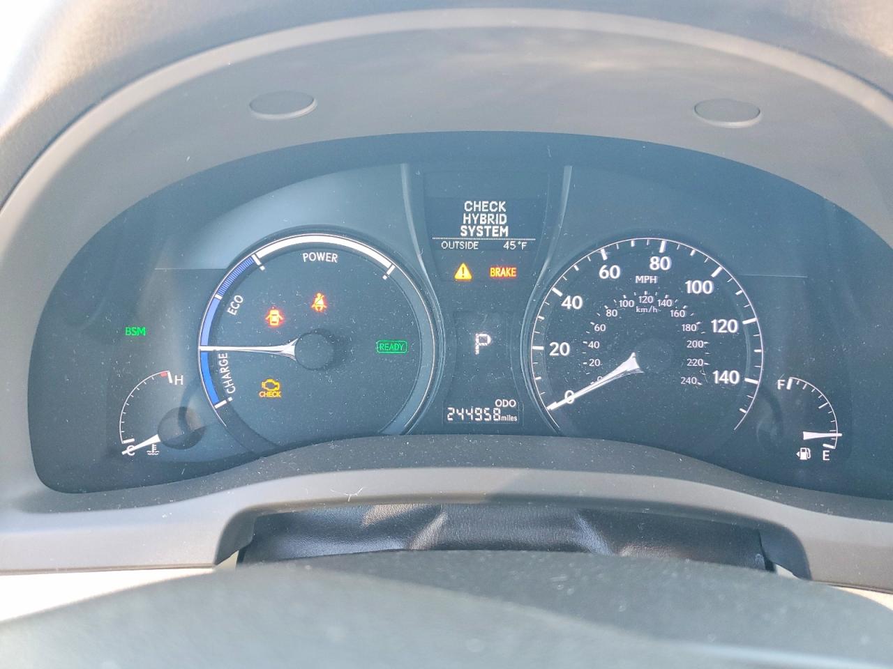 2013 Lexus Rx 450h Синий vin: JTJBC1BA4D2062665
