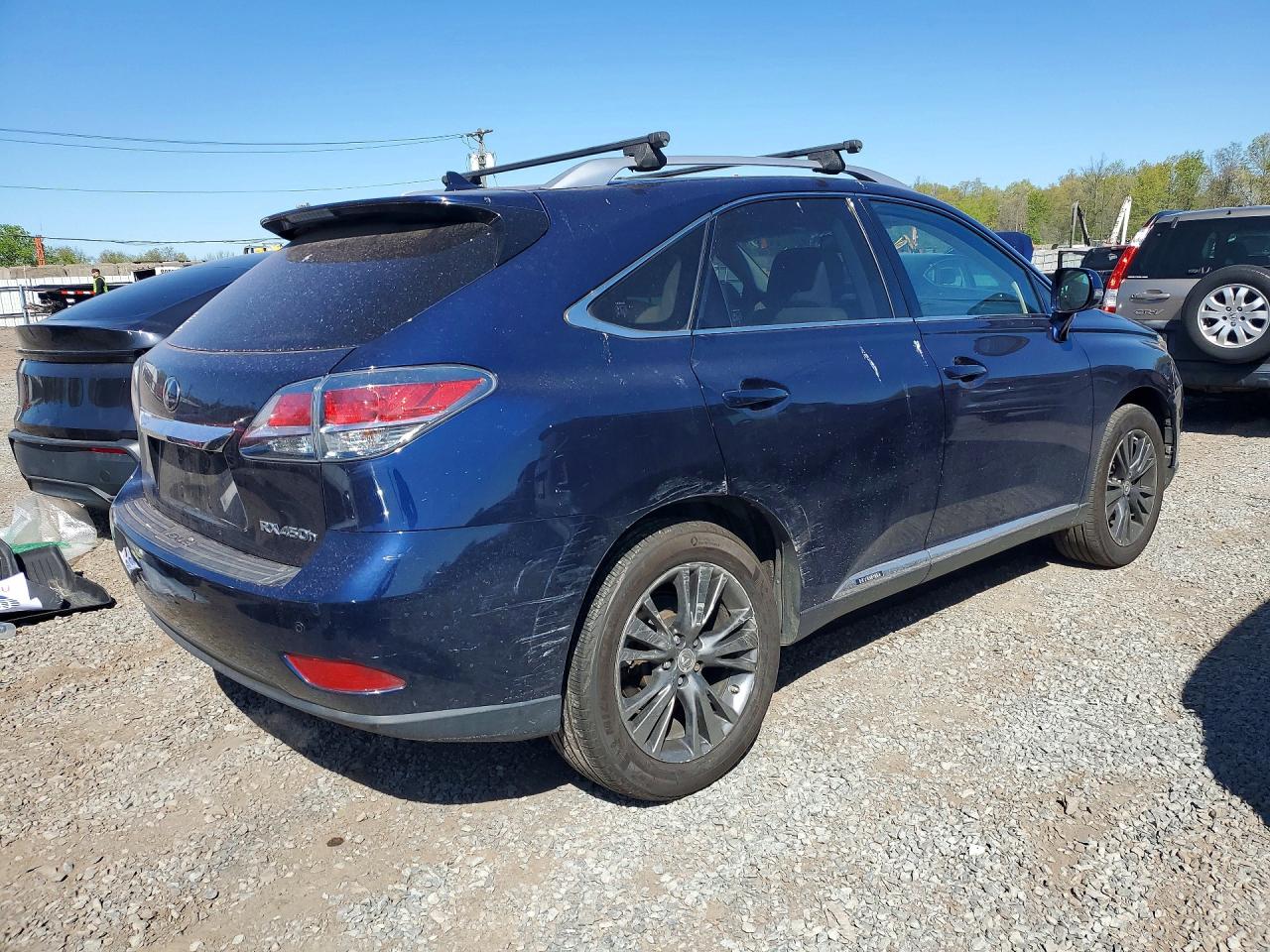 2013 Lexus Rx 450h Синий vin: JTJBC1BA4D2062665