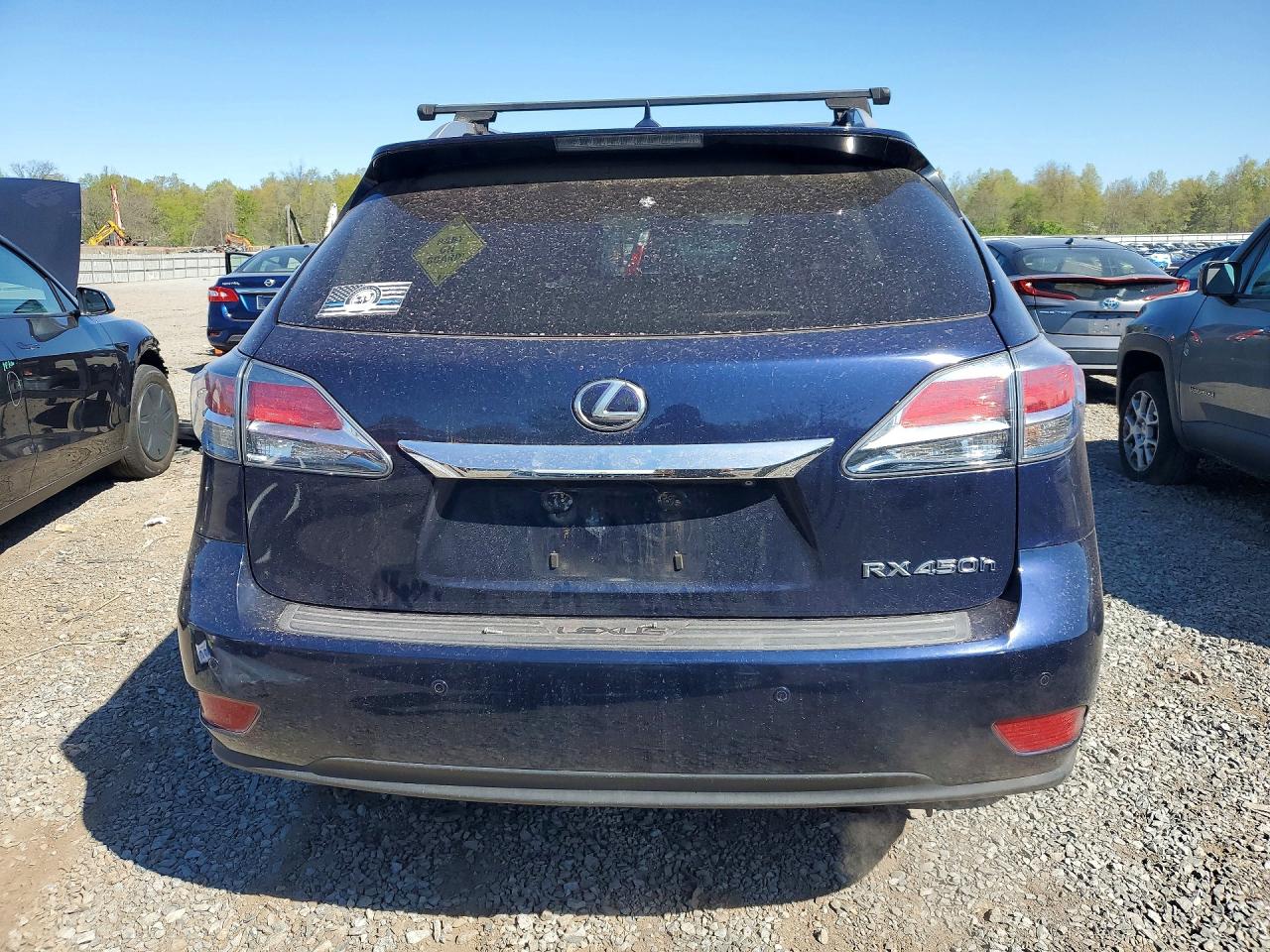 2013 Lexus Rx 450h Синий vin: JTJBC1BA4D2062665