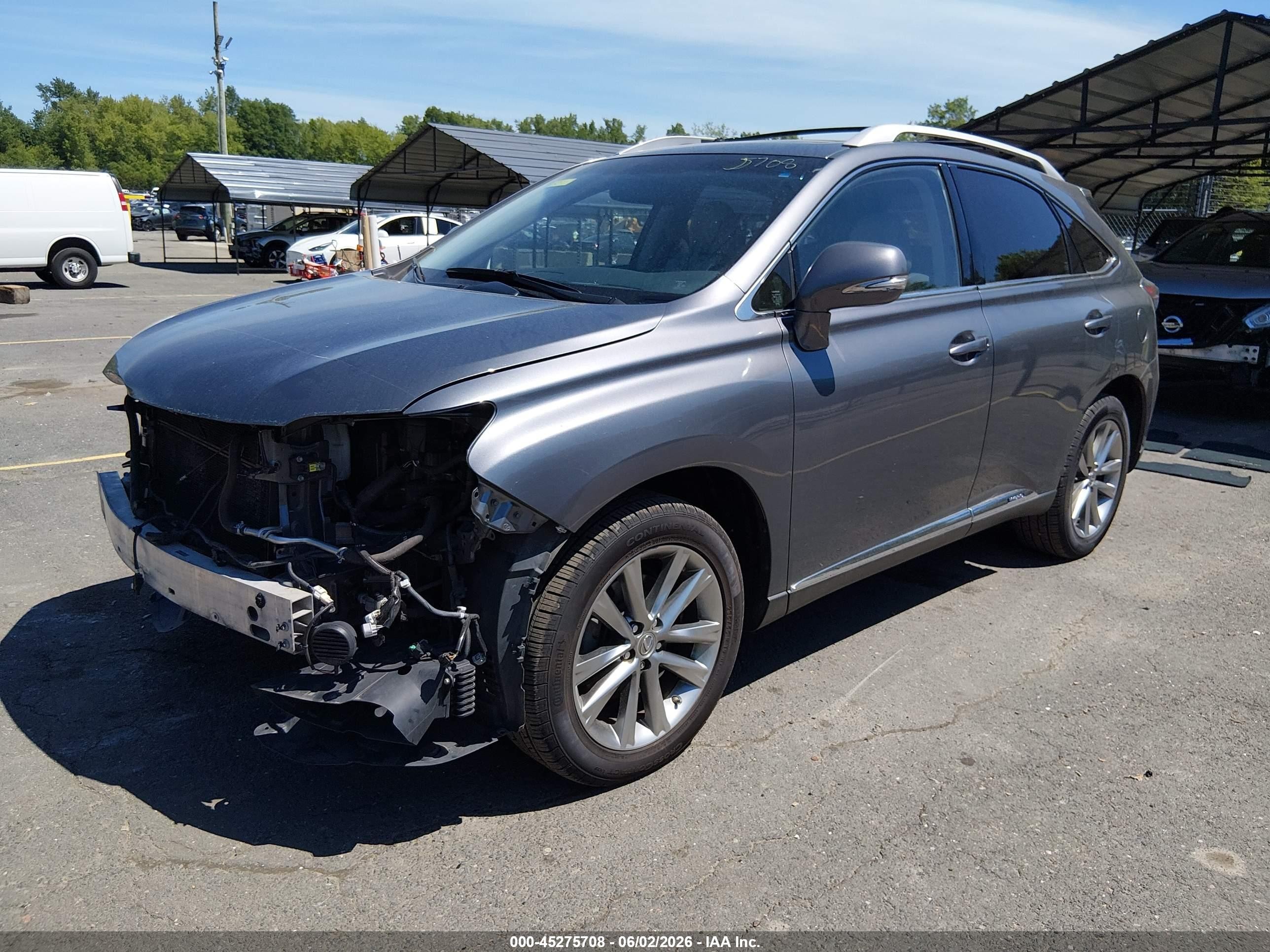 2013 Lexus Rx 450h Gray vin: JTJBC1BA4D2063413