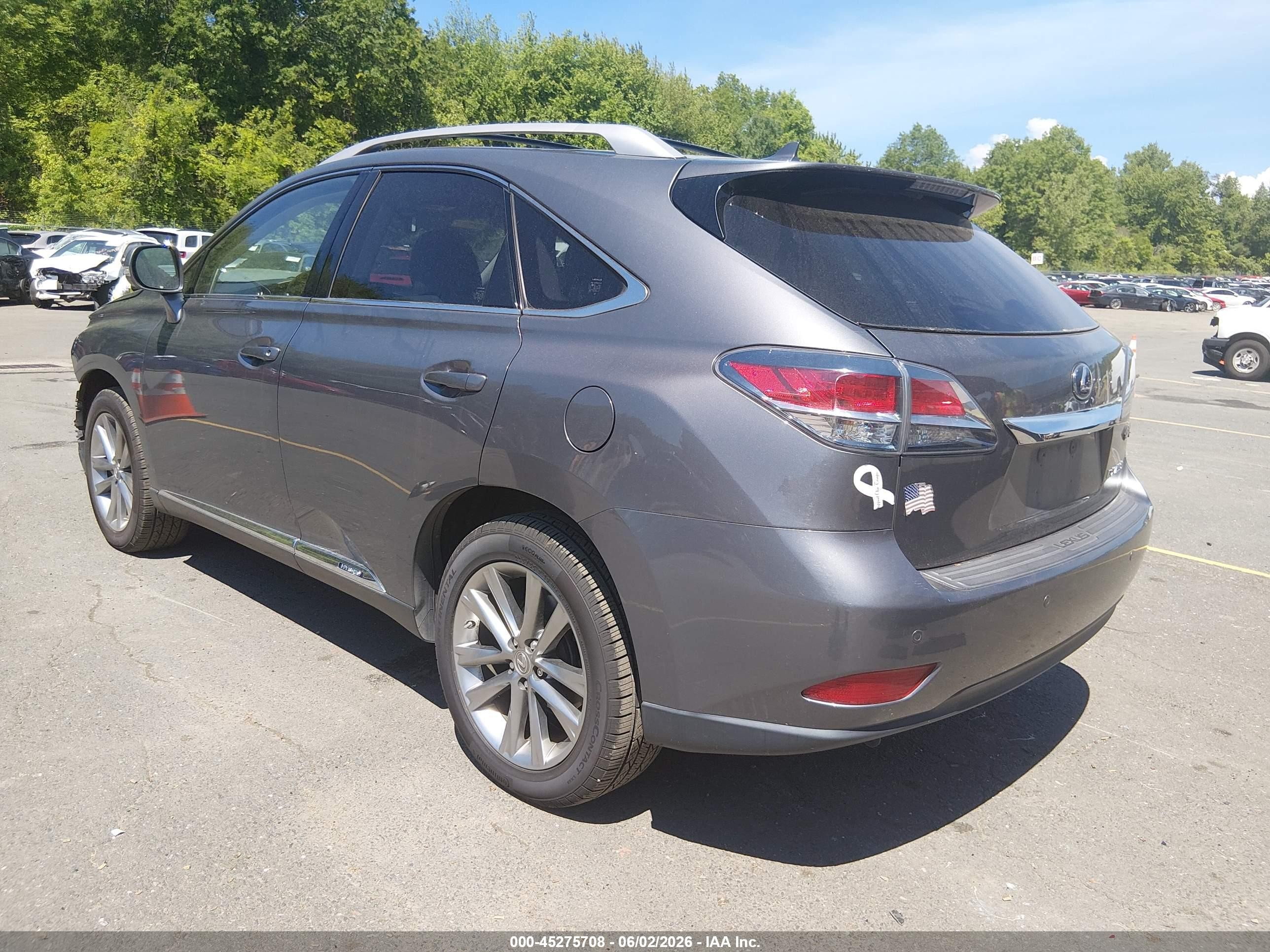 2013 Lexus Rx 450h Gray vin: JTJBC1BA4D2063413