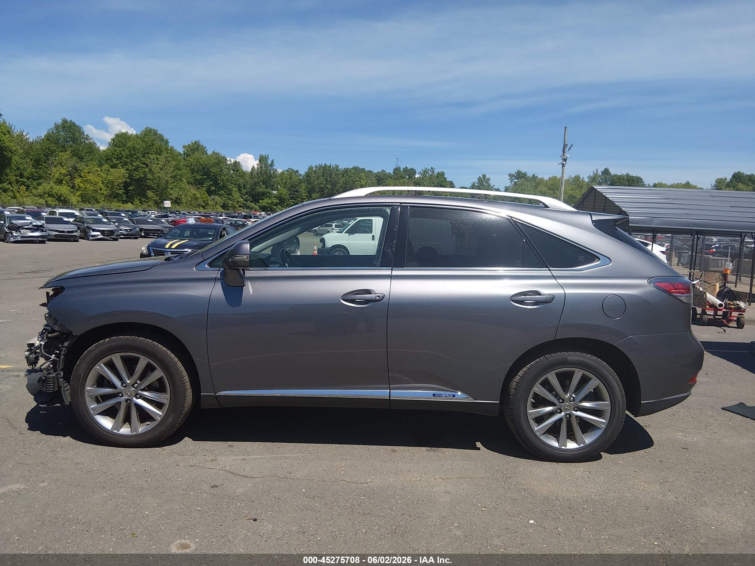 2013 Lexus Rx 450h Gray vin: JTJBC1BA4D2063413