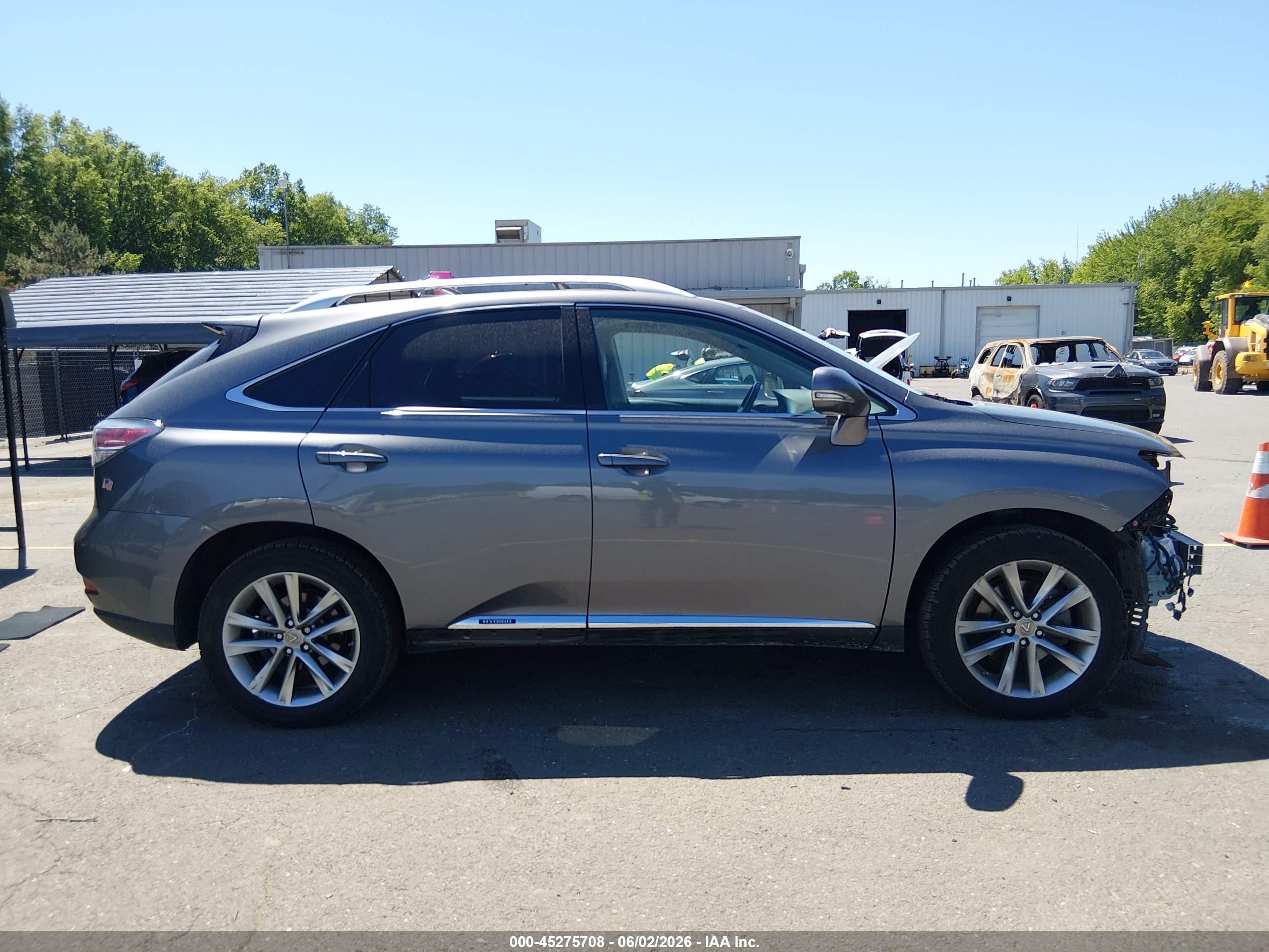 2013 Lexus Rx 450h Gray vin: JTJBC1BA4D2063413