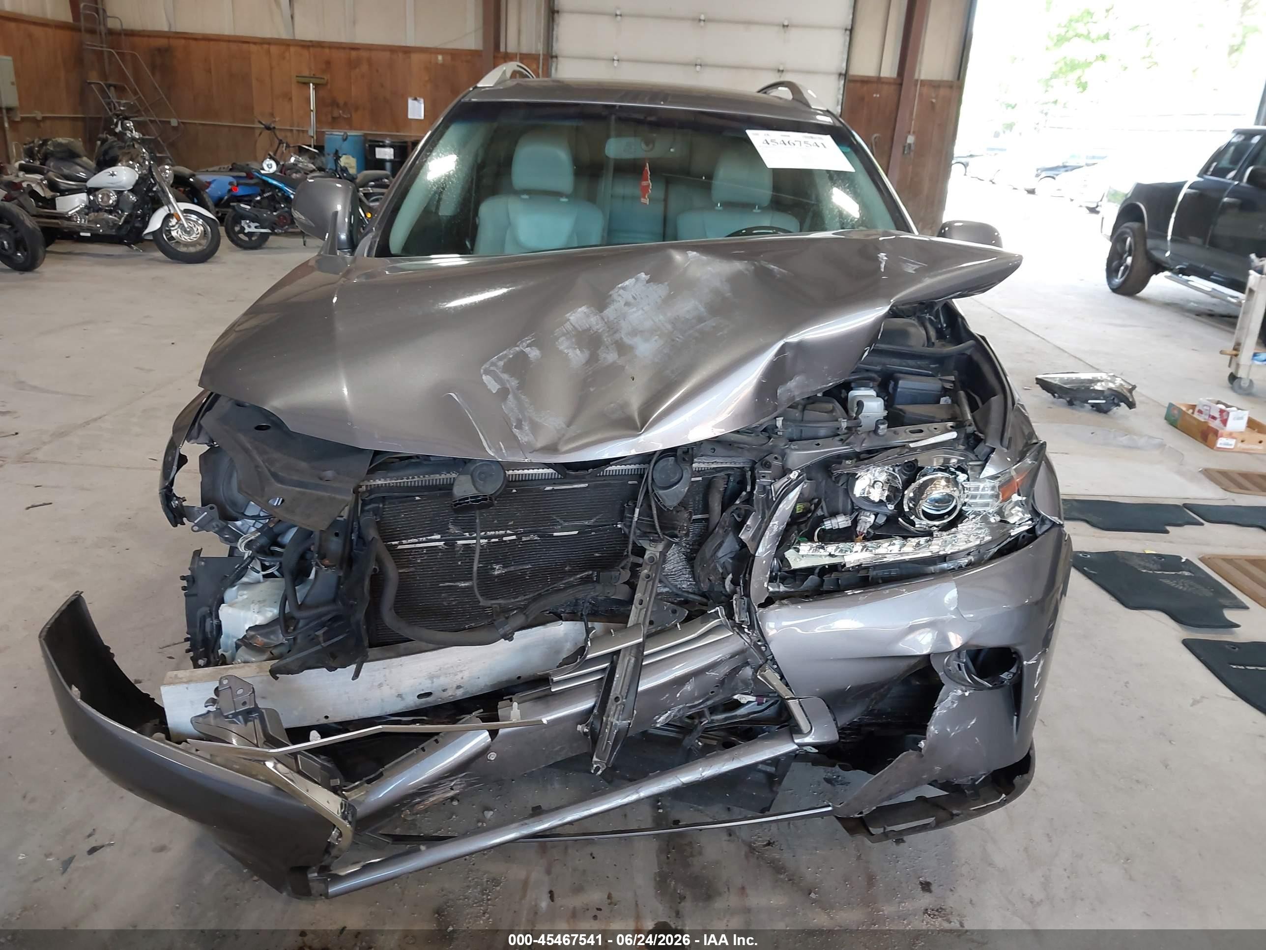 2013 Lexus Rx 450h Gray vin: JTJBC1BA4D2449412