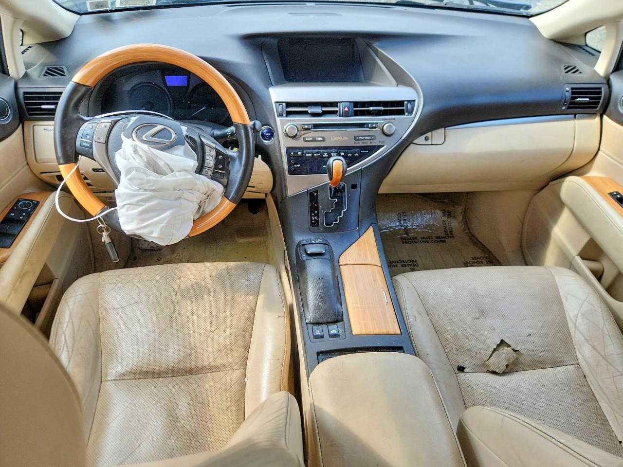 2014 Lexus Rx 450h Blue vin: JTJBC1BA4E2454756