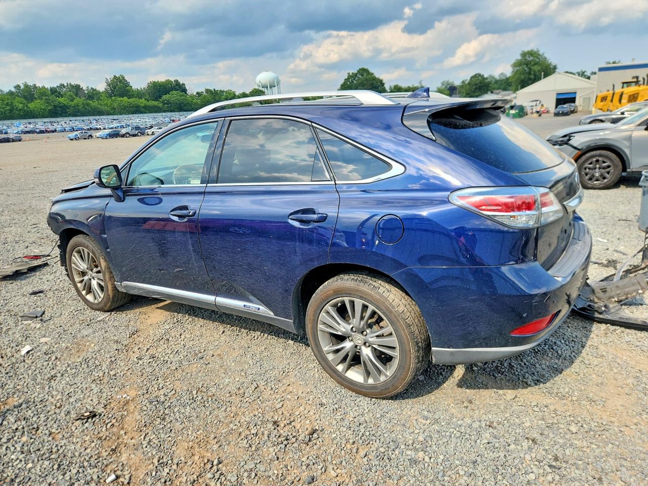 2014 Lexus Rx 450h Blue vin: JTJBC1BA4E2454756