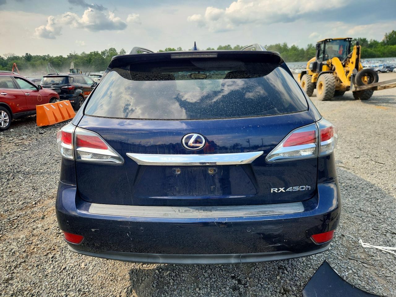 2014 Lexus Rx 450h Blue vin: JTJBC1BA4E2454756