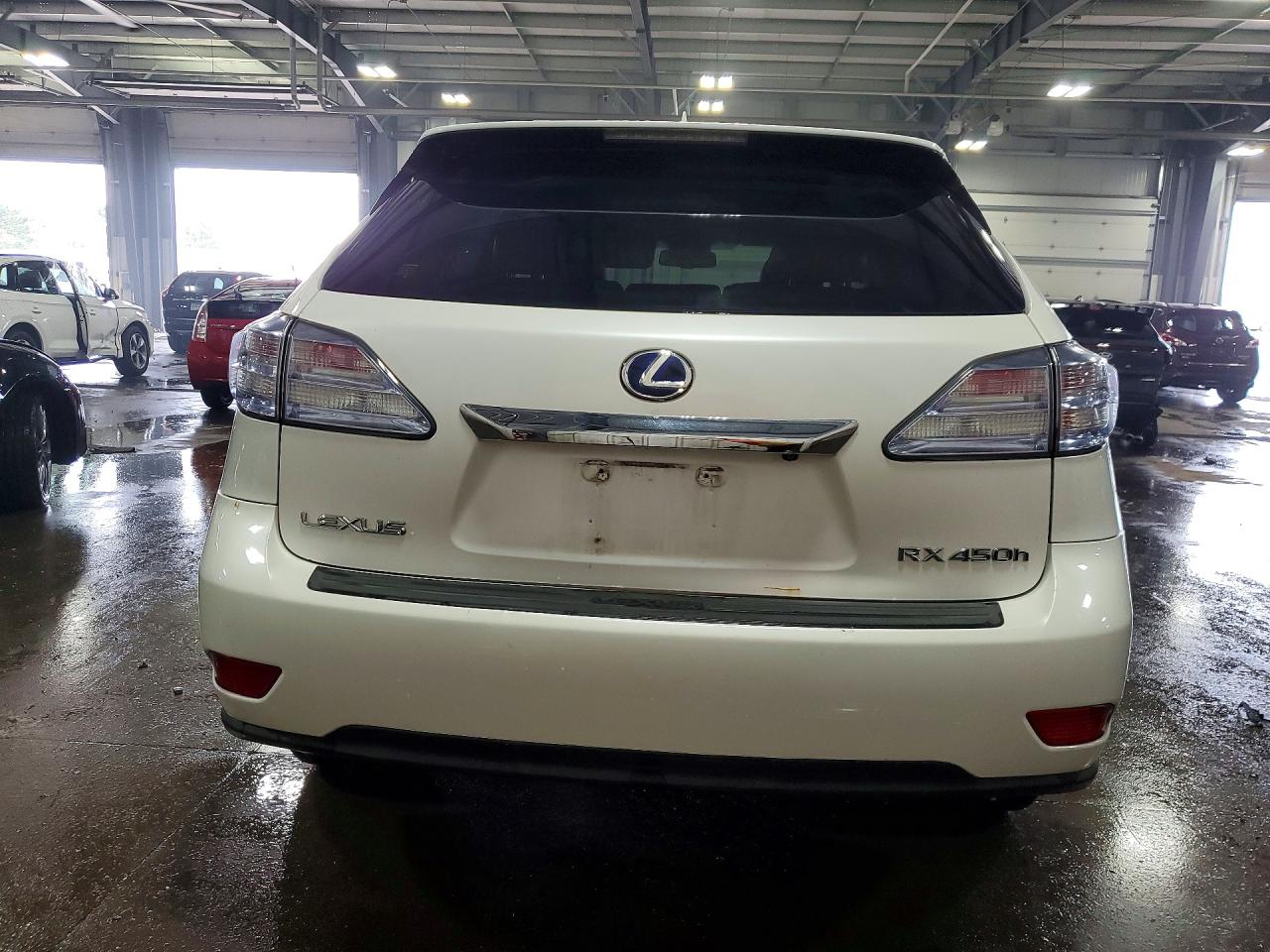 2010 Lexus Rx 450h Base White vin: JTJBC1BA5A2007458