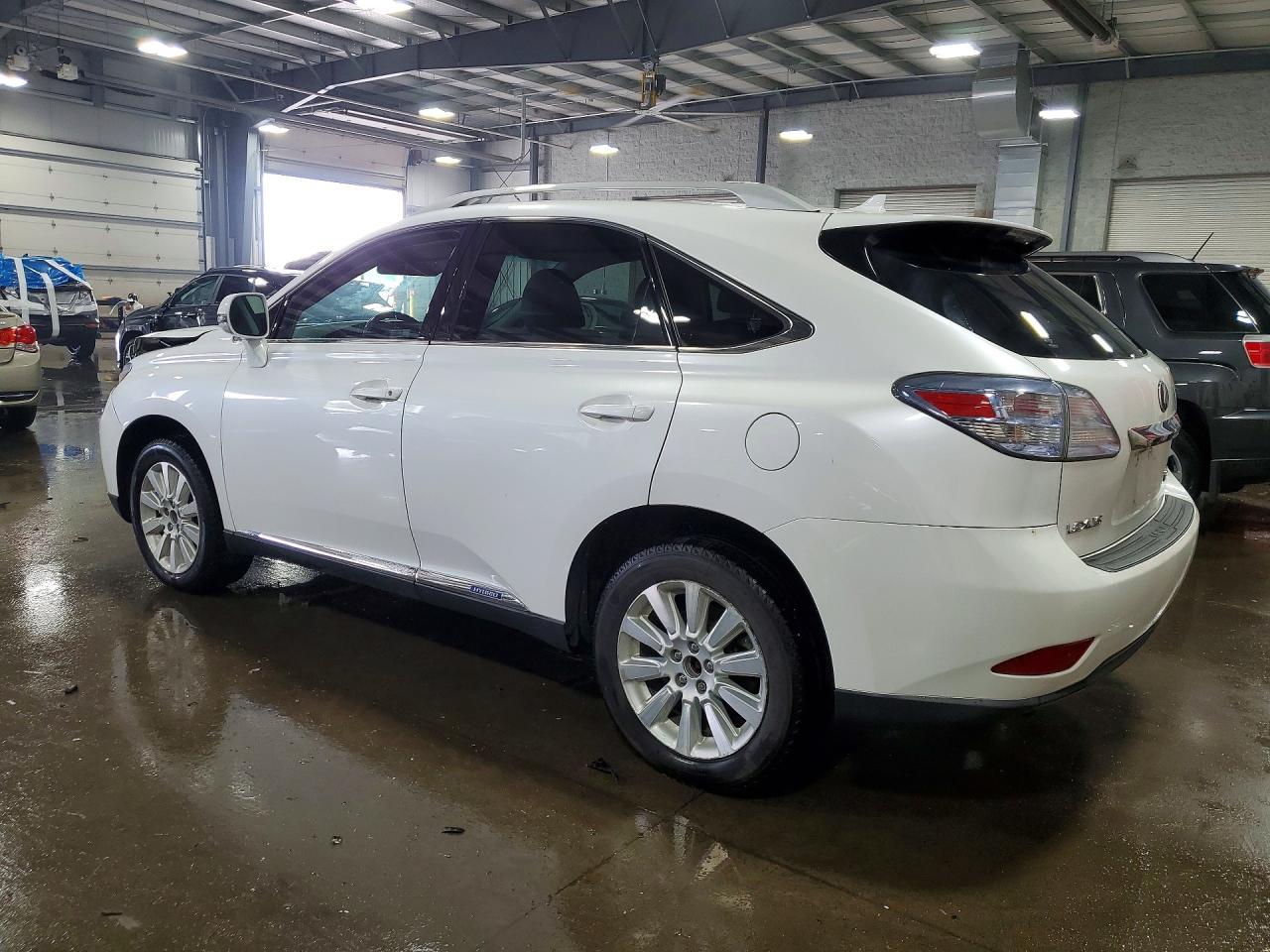 2010 Lexus Rx 450h Base White vin: JTJBC1BA5A2007458