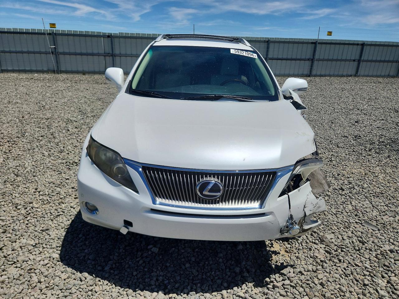2010 Lexus Rx 450h Белый vin: JTJBC1BA5A2014152