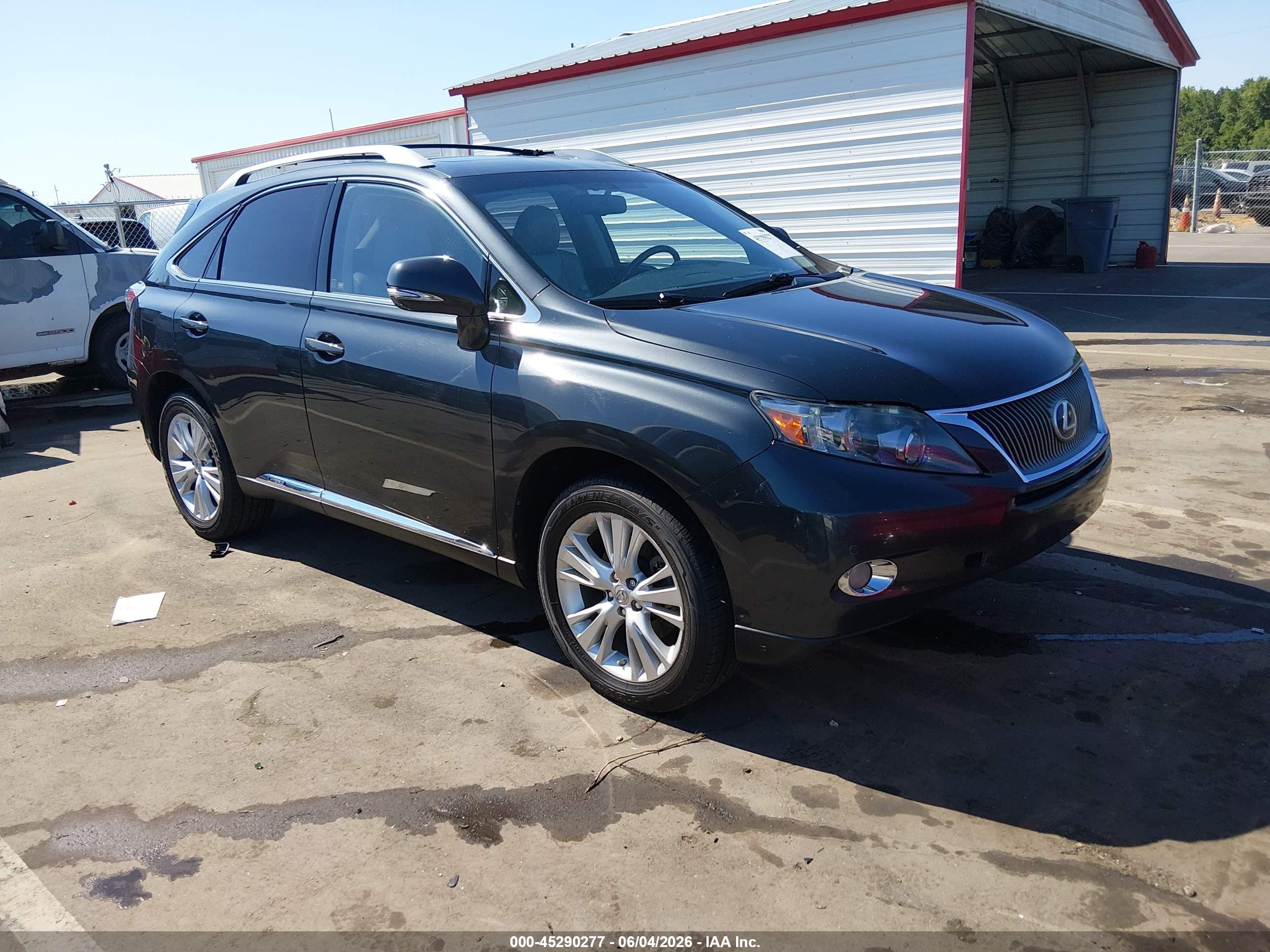 2010 Lexus Rx 450h   Gray vin: JTJBC1BA5A2023403