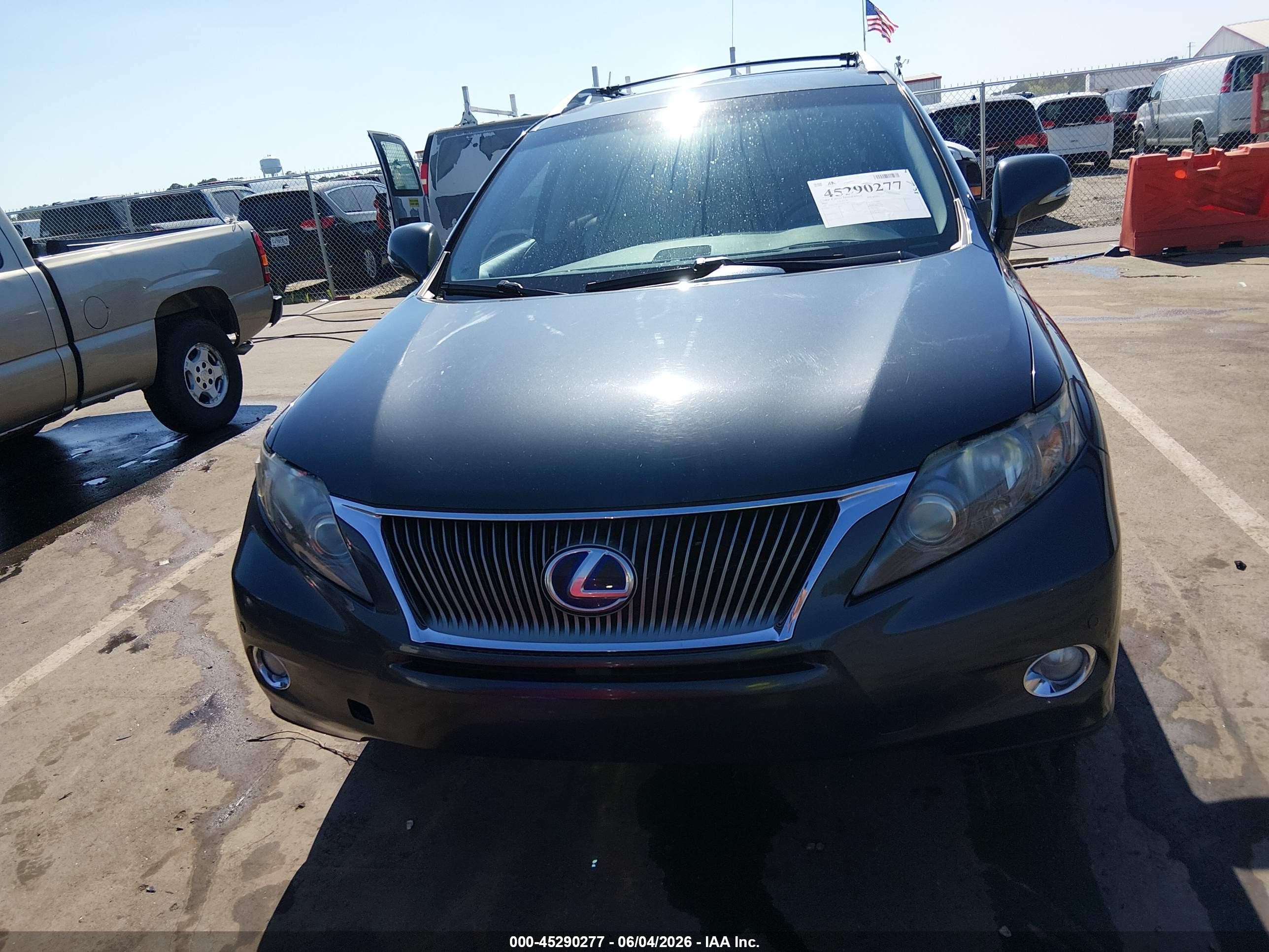 2010 Lexus Rx 450h   Gray vin: JTJBC1BA5A2023403