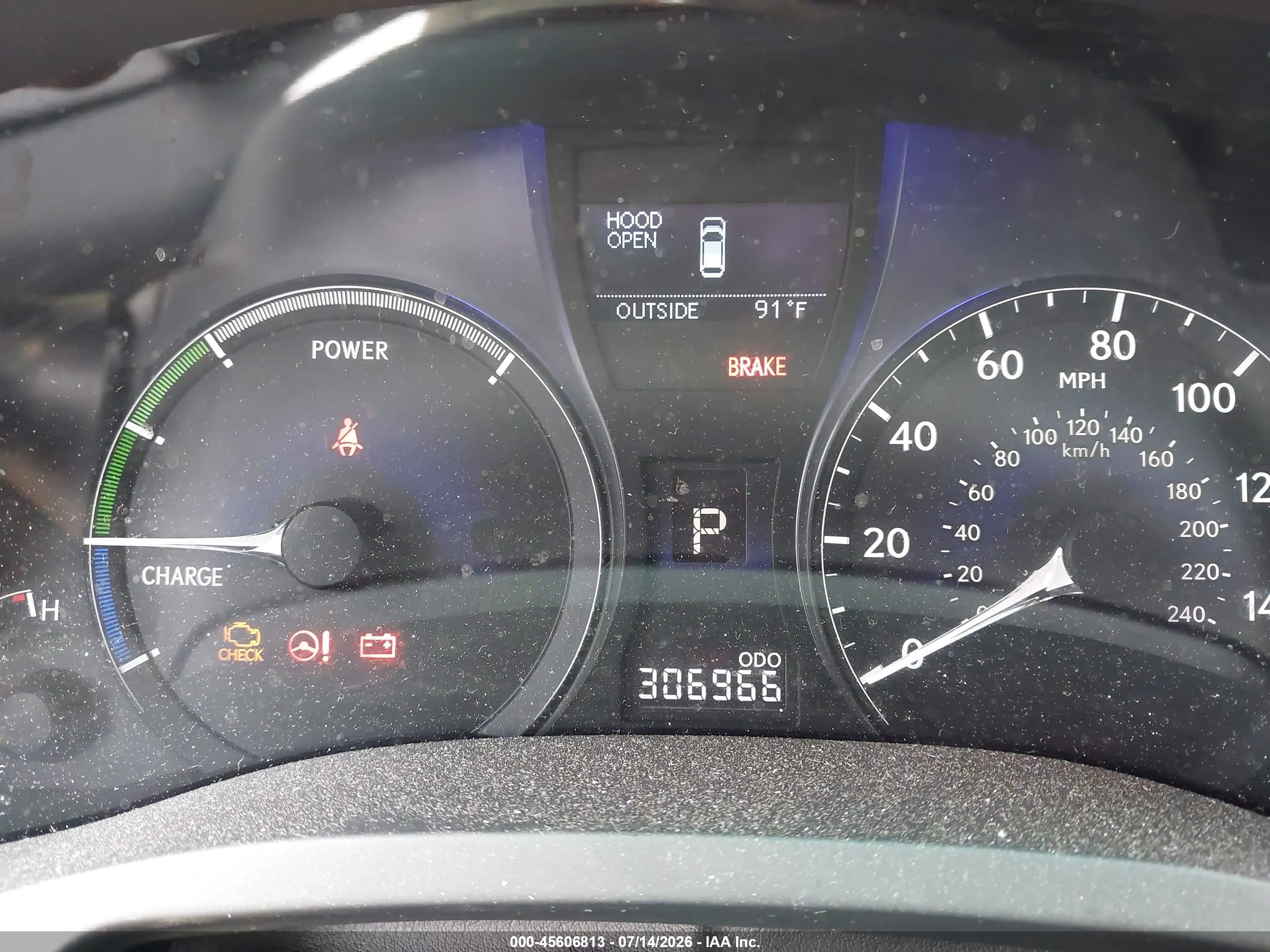 2010 Lexus Rx 450h Black vin: JTJBC1BA5A2407567