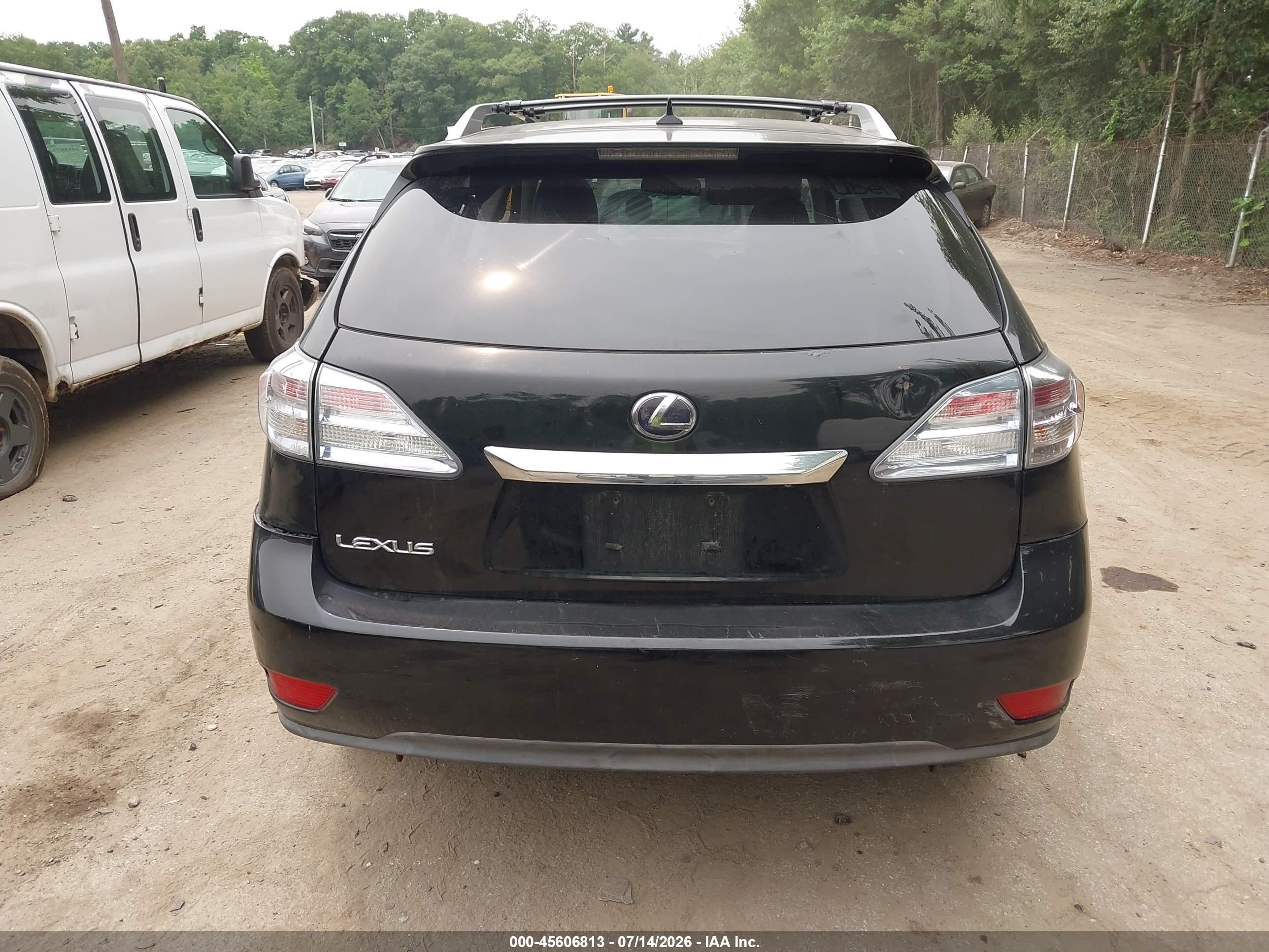 2010 Lexus Rx 450h Black vin: JTJBC1BA5A2407567