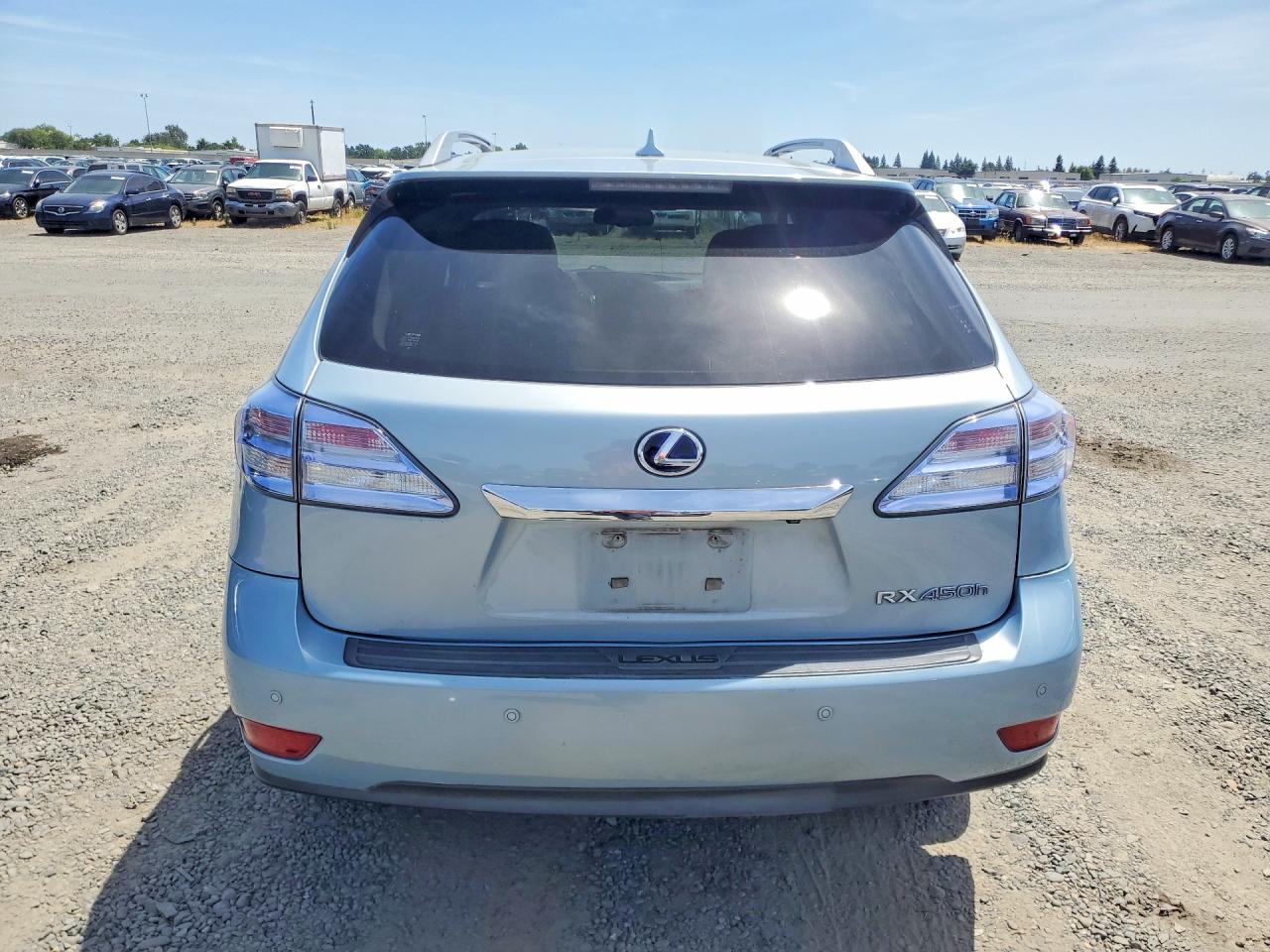 2011 Lexus Rx 450h Blue vin: JTJBC1BA5B2032801