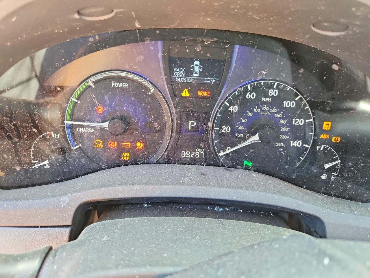 2011 Lexus Rx 450h Silver vin: JTJBC1BA5B2040087
