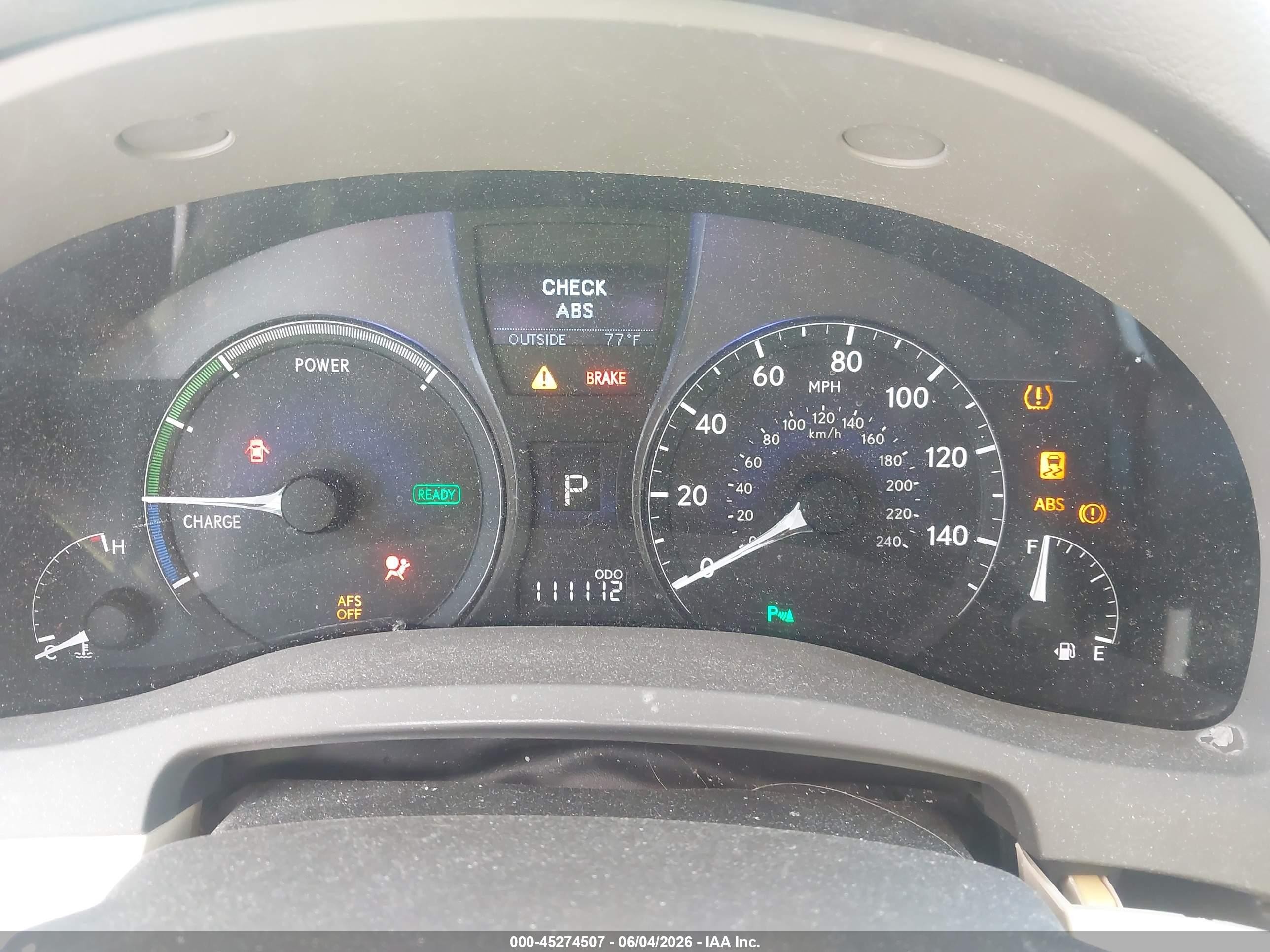 2012 Lexus Rx 450h   Red vin: JTJBC1BA5C2050362