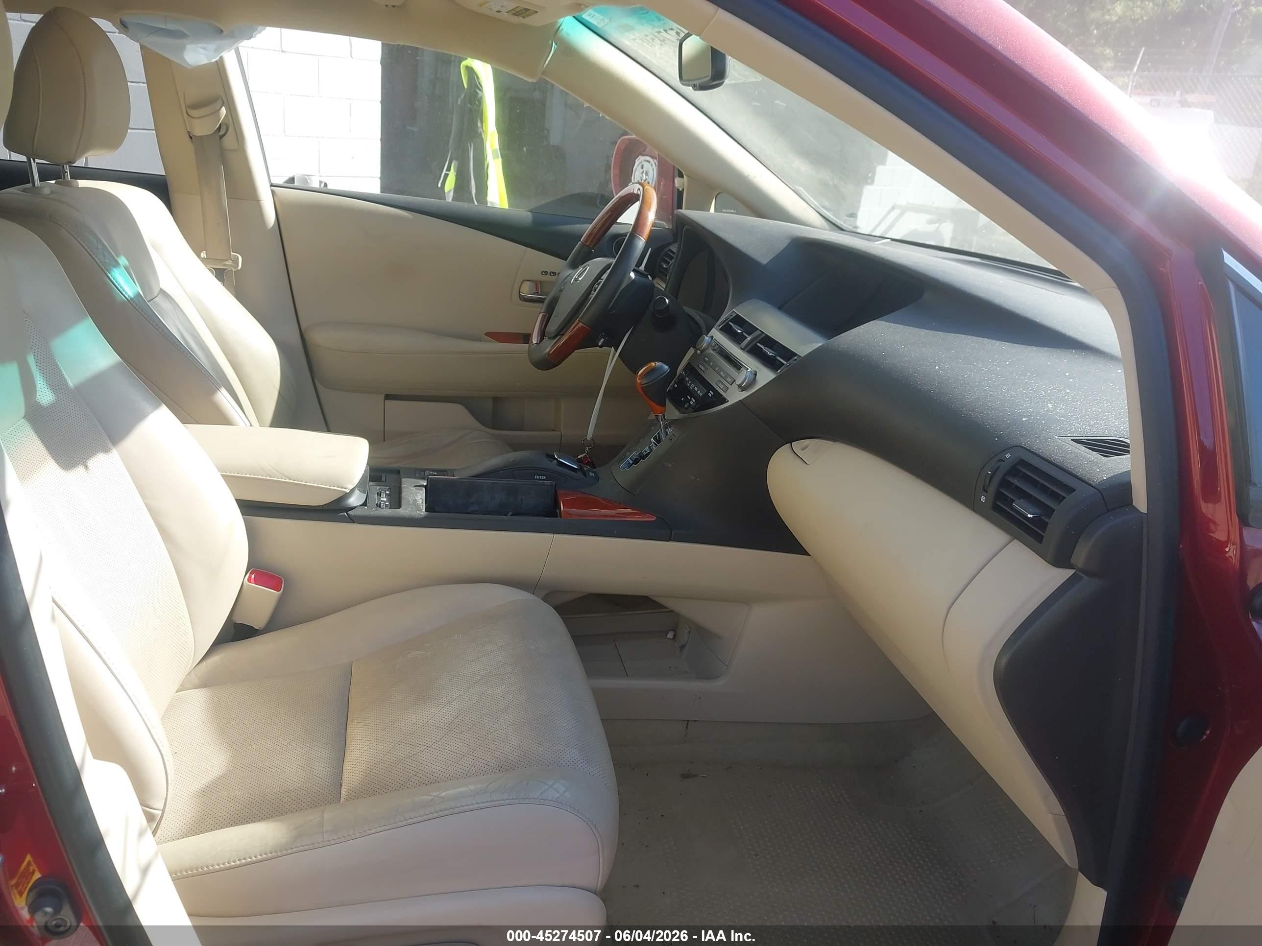 2012 Lexus Rx 450h   Red vin: JTJBC1BA5C2050362