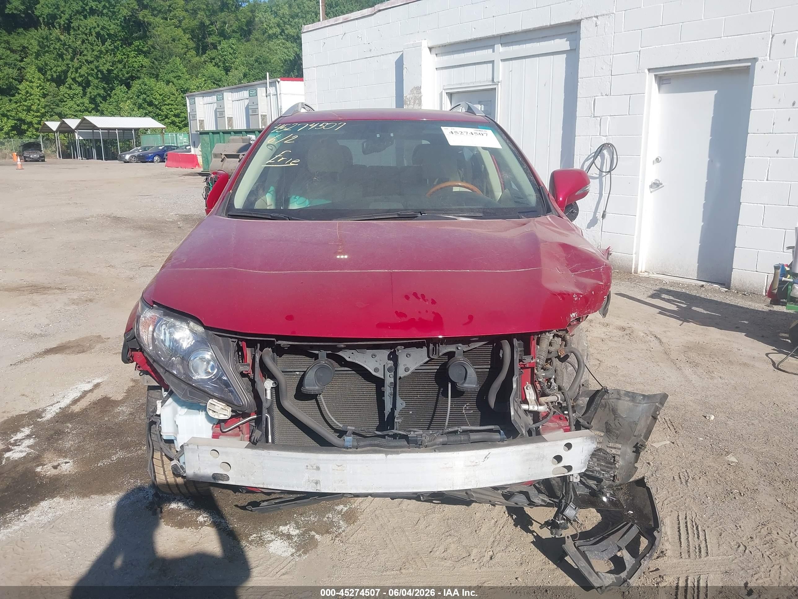 2012 Lexus Rx 450h   Red vin: JTJBC1BA5C2050362