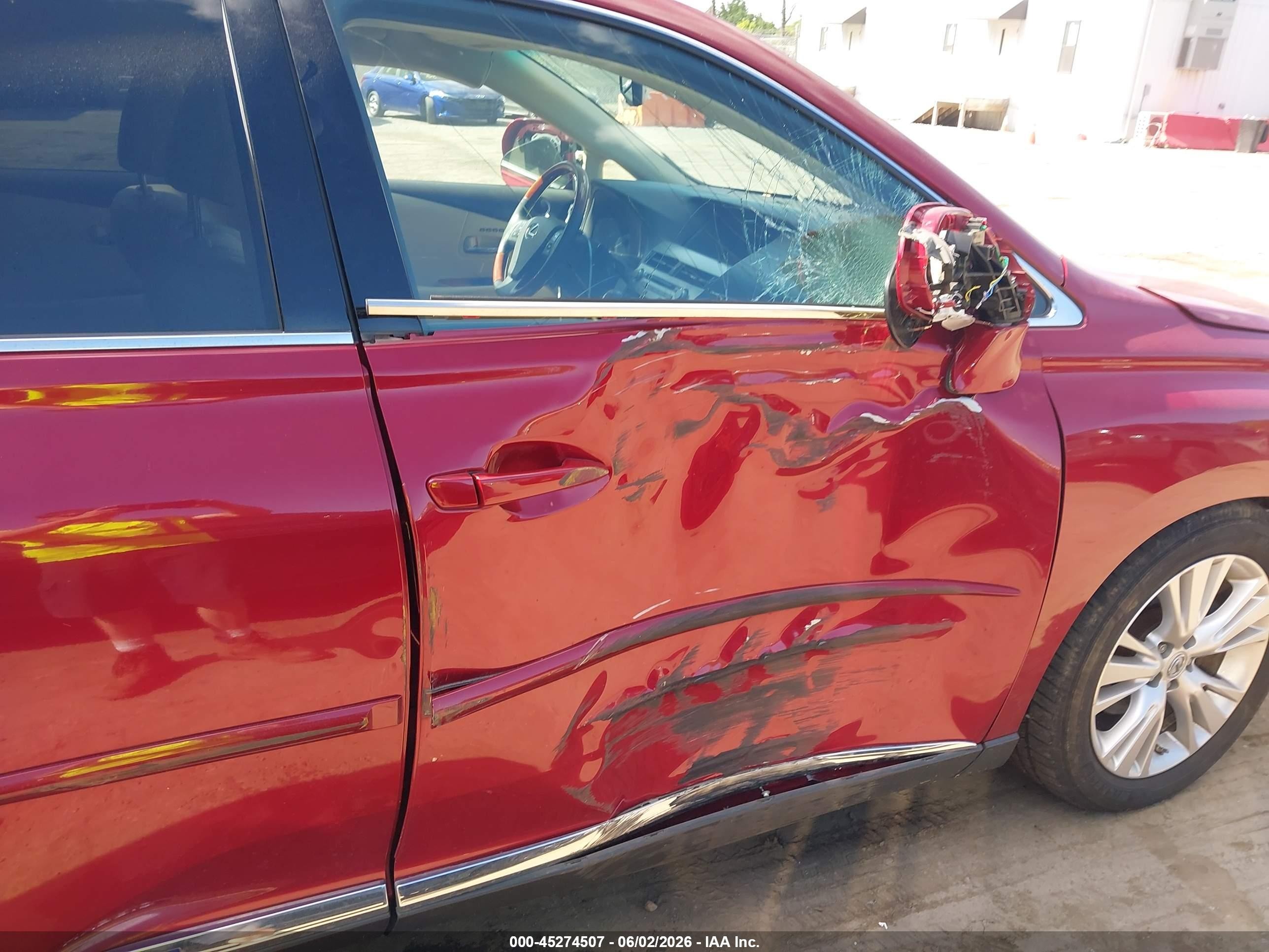 2012 Lexus Rx 450h   Red vin: JTJBC1BA5C2050362