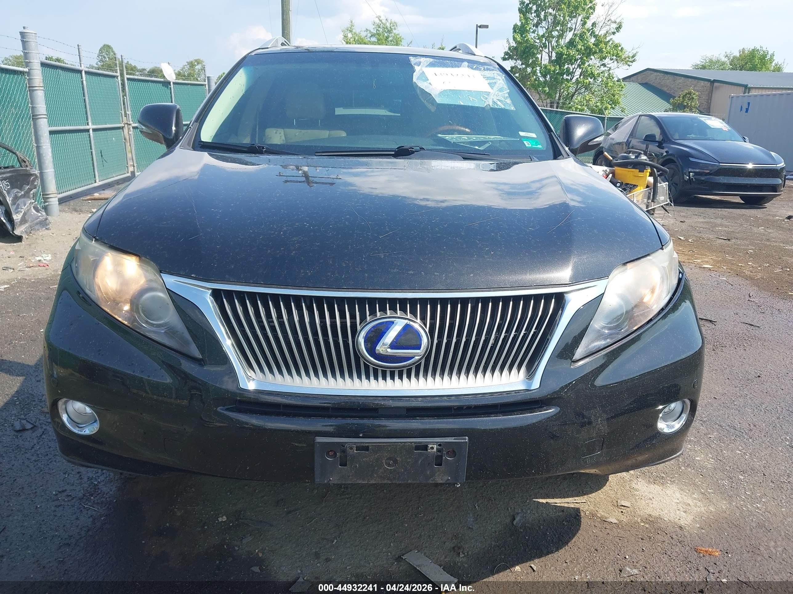 2012 Lexus Rx 450h   Black vin: JTJBC1BA5C2424419