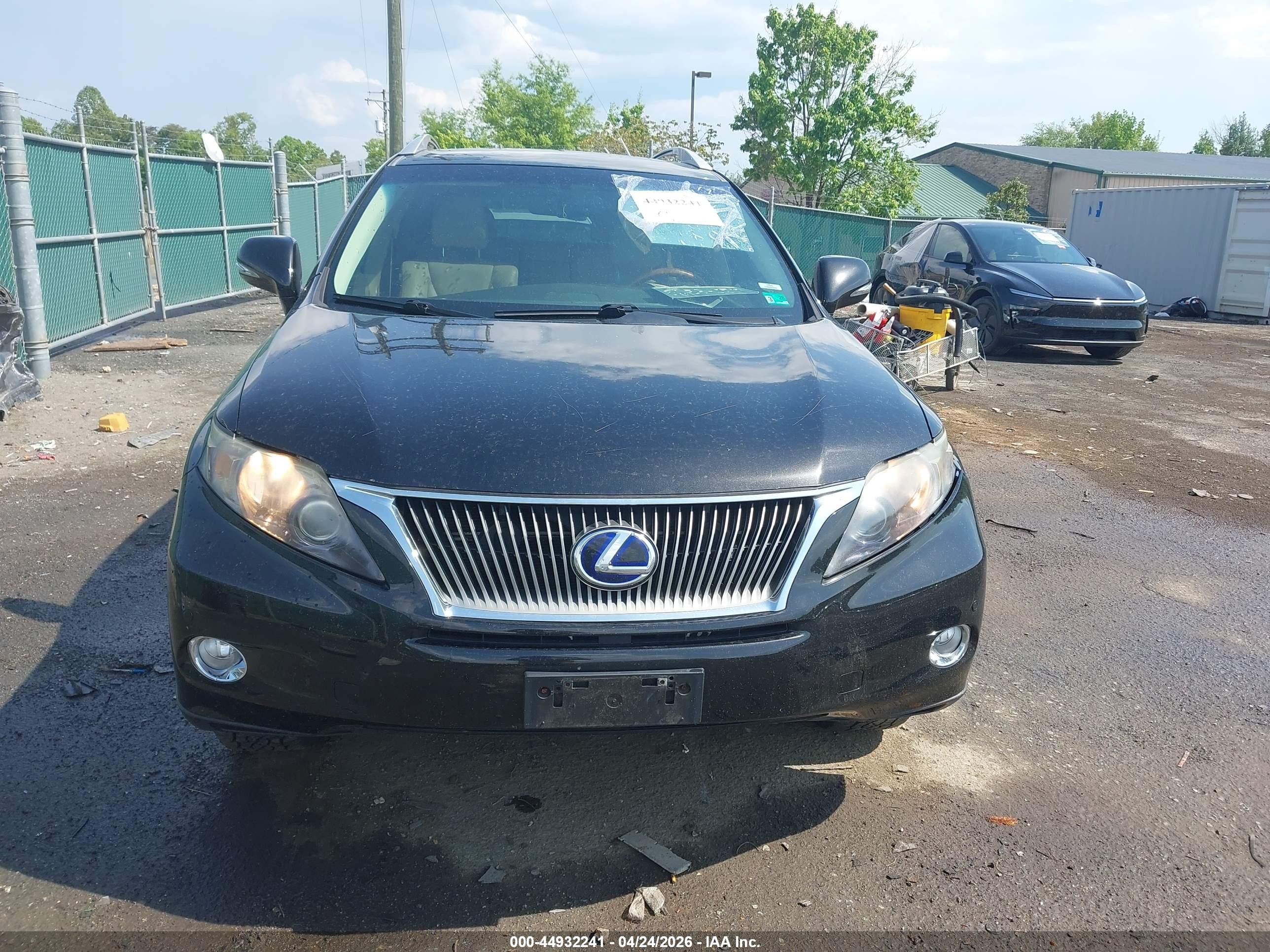 2012 Lexus Rx 450h   Black vin: JTJBC1BA5C2424419