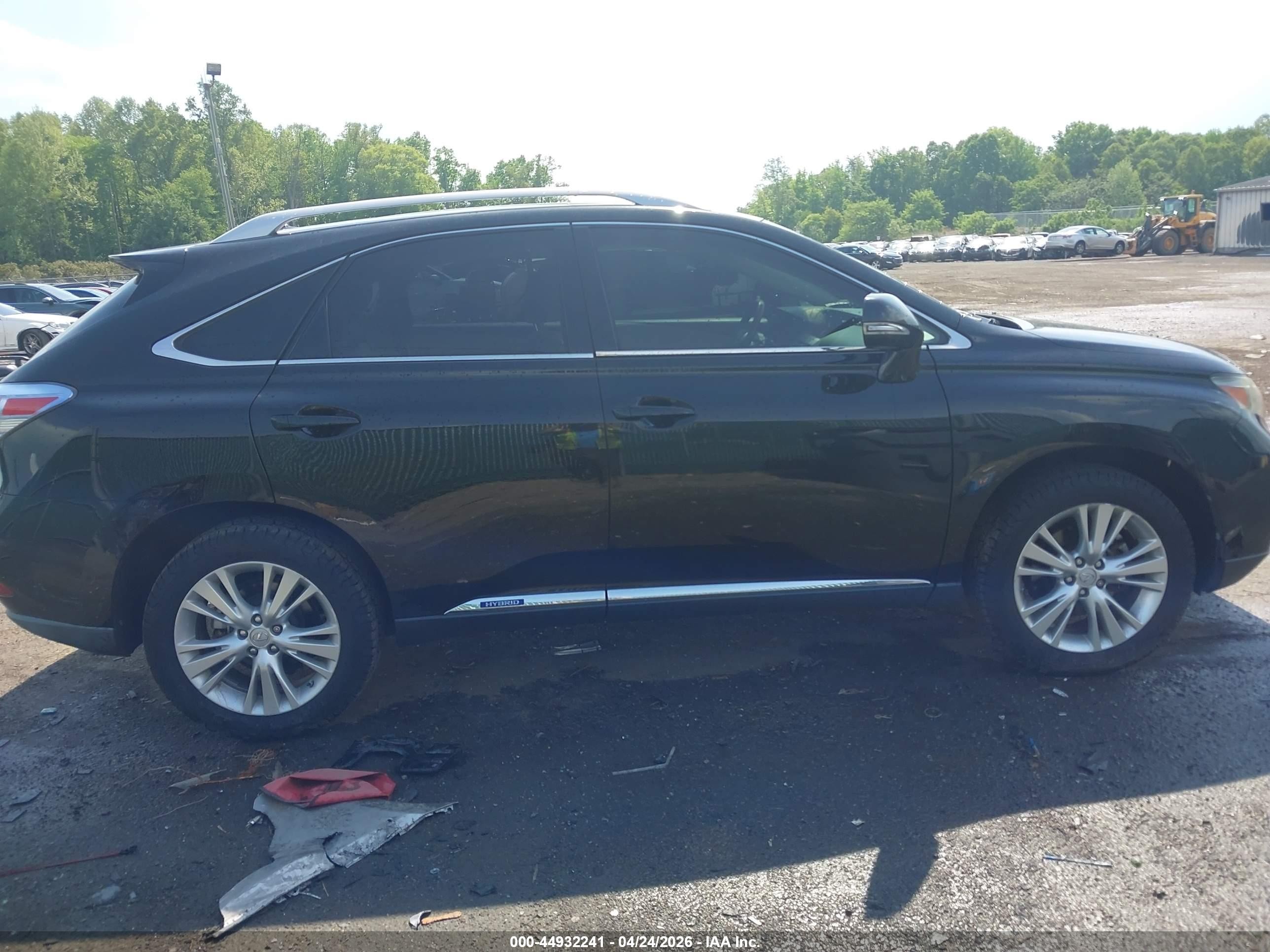 2012 Lexus Rx 450h   Black vin: JTJBC1BA5C2424419