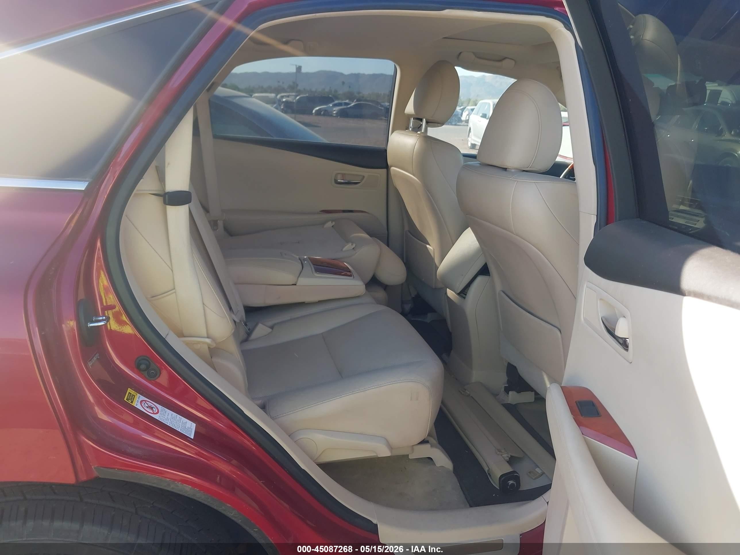 2012 Lexus Rx 450h   Red vin: JTJBC1BA5C2425165