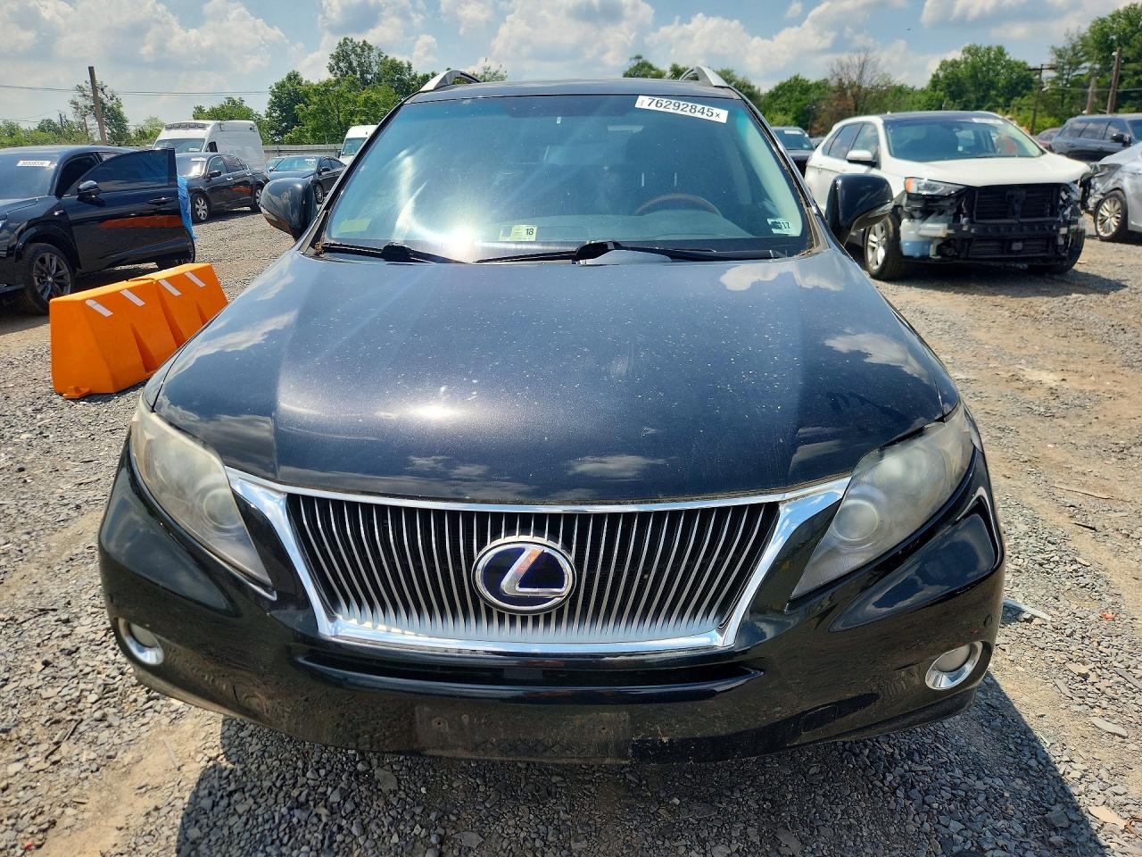 2012 Lexus Rx 450h Black vin: JTJBC1BA5C2435405