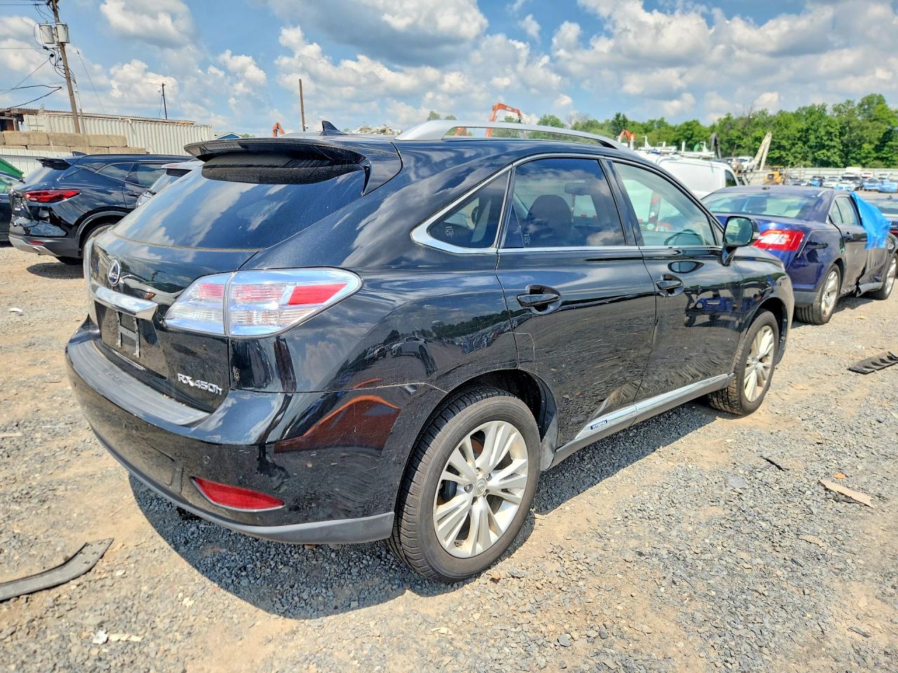 2012 Lexus Rx 450h Black vin: JTJBC1BA5C2435405