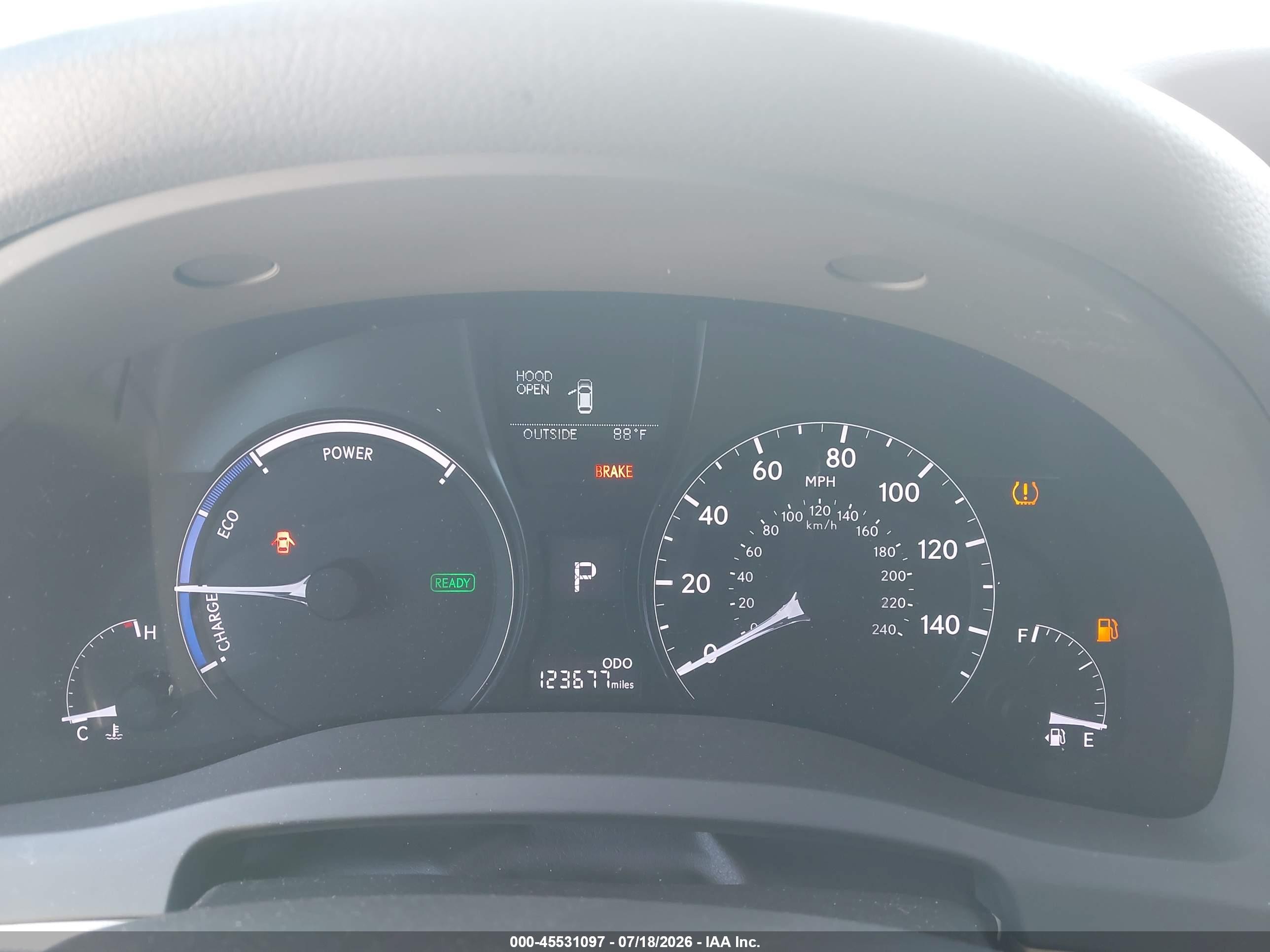 2013 Lexus Rx 450h   Белый vin: JTJBC1BA5D2055157