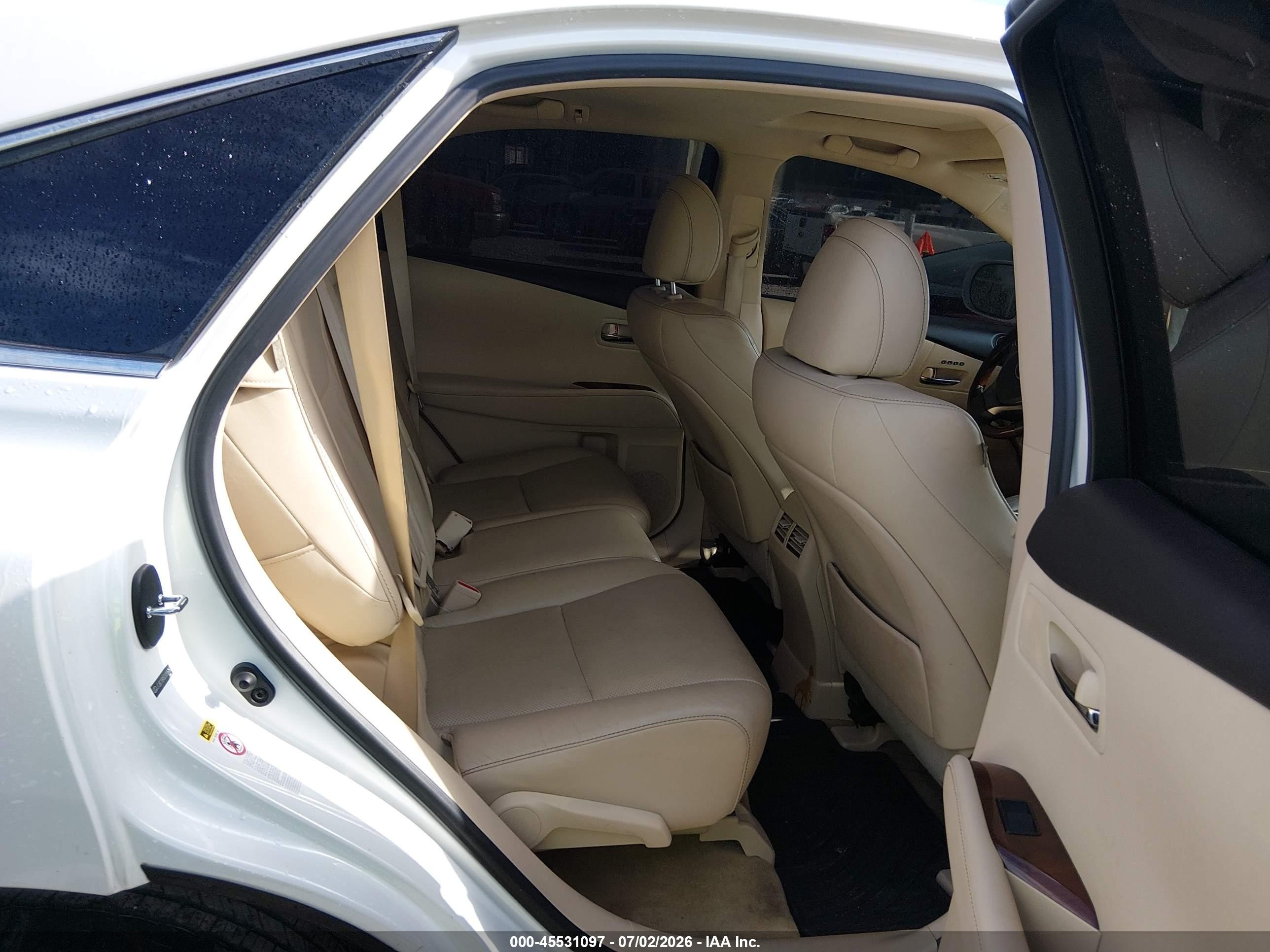 2013 Lexus Rx 450h   Белый vin: JTJBC1BA5D2055157