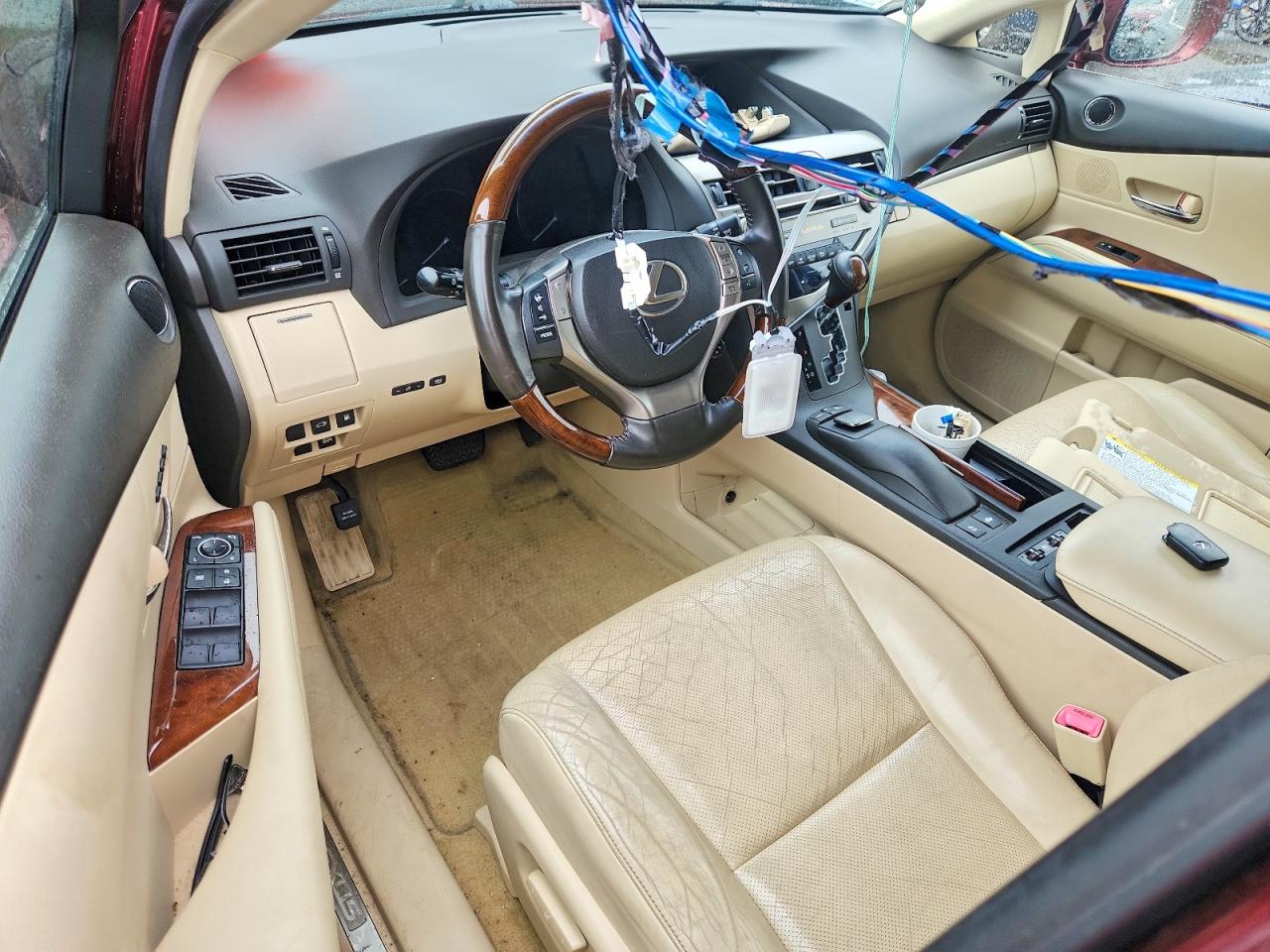 2013 Lexus Rx 450h Red vin: JTJBC1BA5D2064960