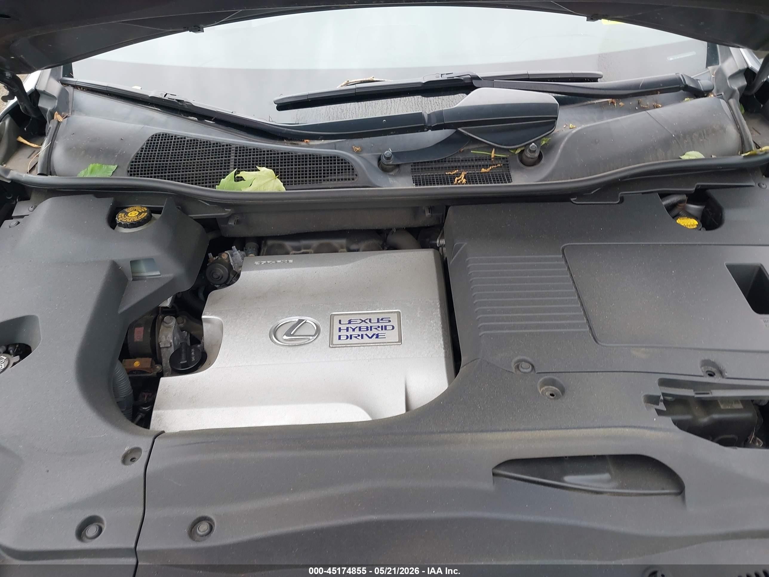 2013 Lexus Rx 450h Gray vin: JTJBC1BA5D2065722