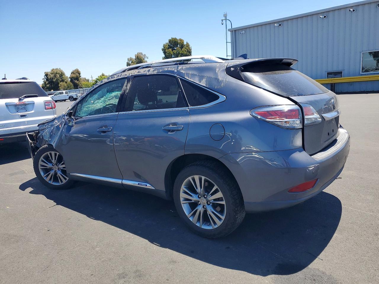 2014 Lexus Rx 450h Gray vin: JTJBC1BA5E2455219