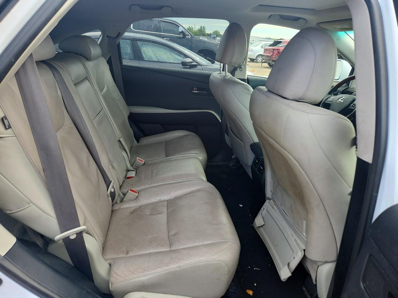 2010 Lexus Rx 450h White vin: JTJBC1BA6A2009851