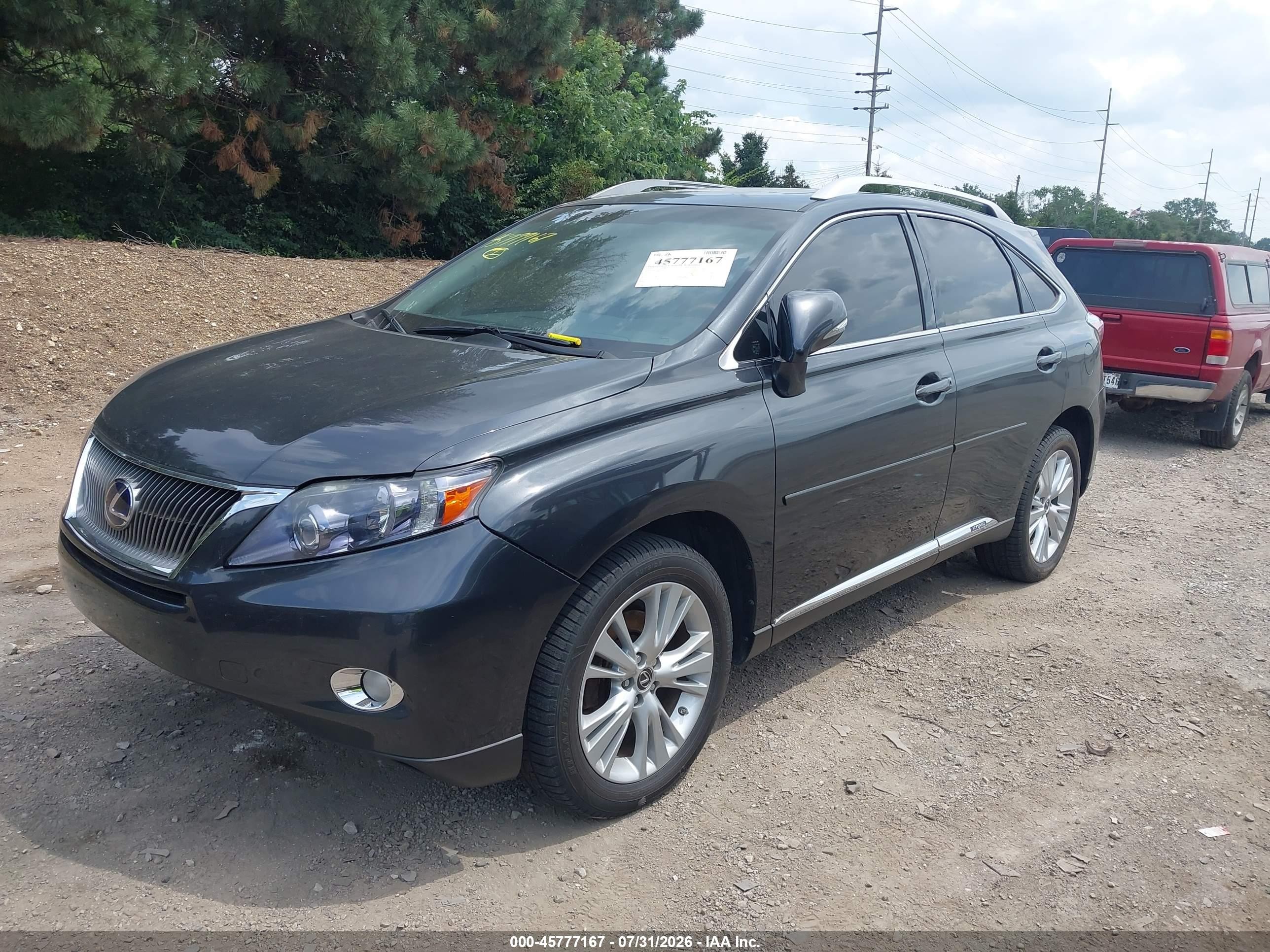2010 Lexus Rx 450h   Black vin: JTJBC1BA6A2012331