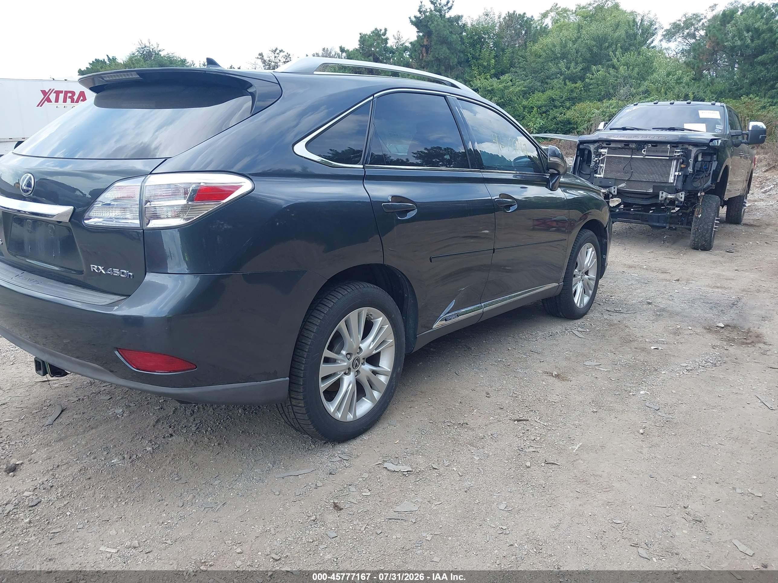 2010 Lexus Rx 450h   Black vin: JTJBC1BA6A2012331