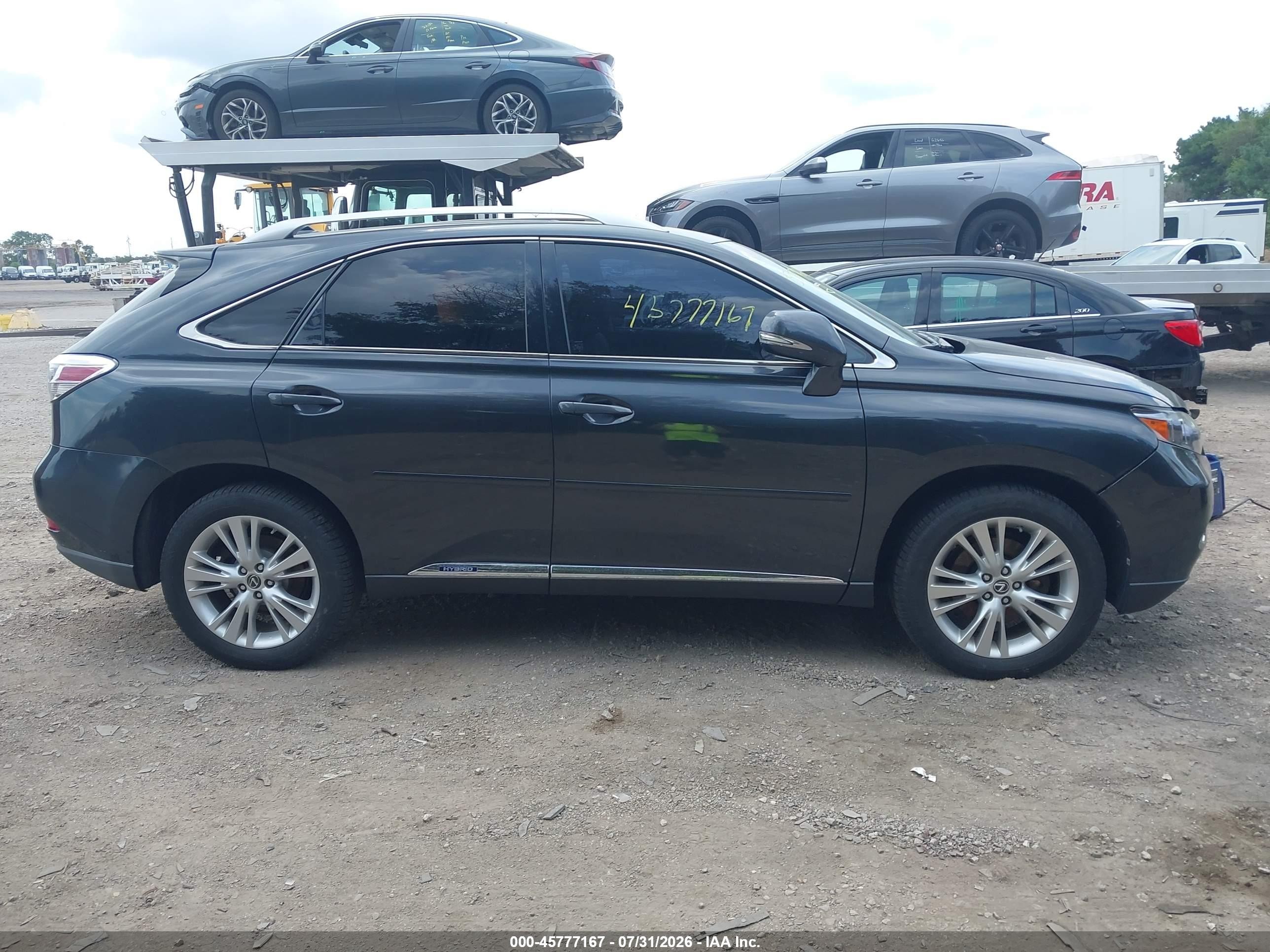 2010 Lexus Rx 450h   Black vin: JTJBC1BA6A2012331