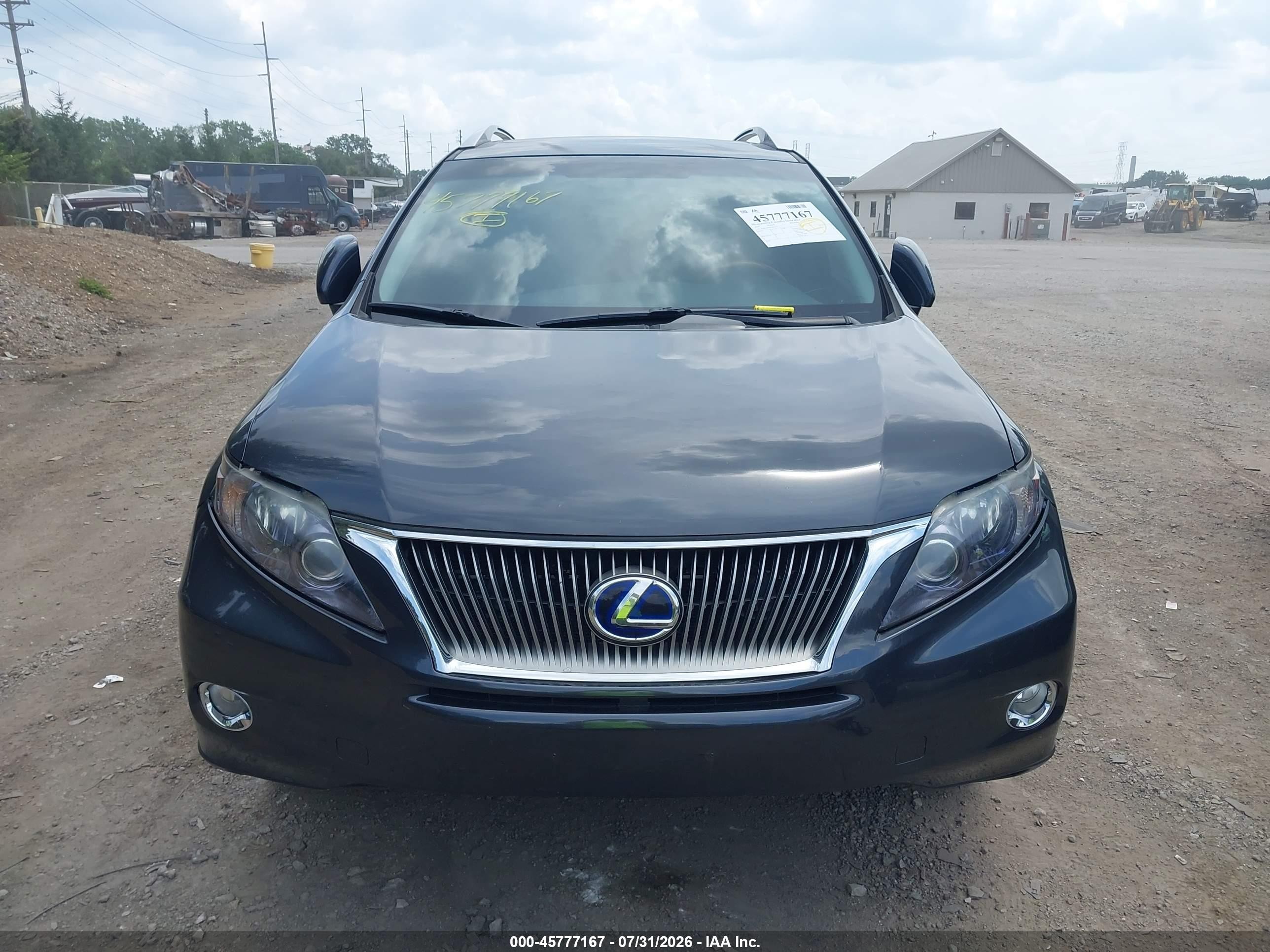 2010 Lexus Rx 450h   Black vin: JTJBC1BA6A2012331