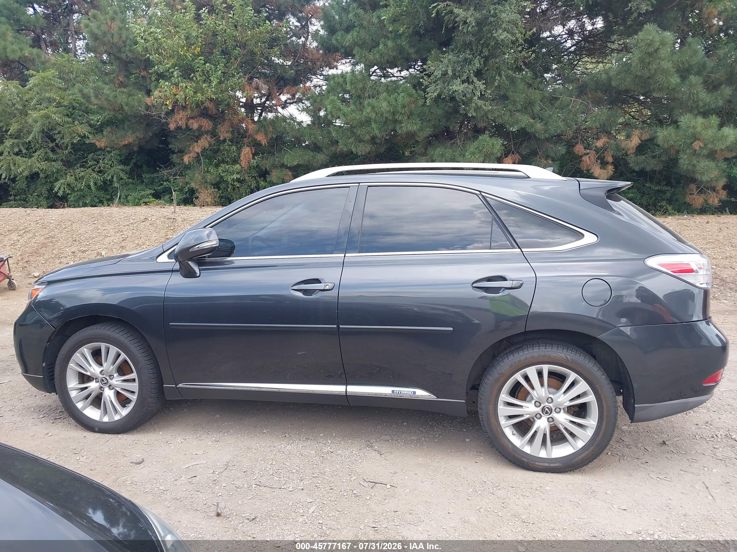 2010 Lexus Rx 450h   Black vin: JTJBC1BA6A2012331