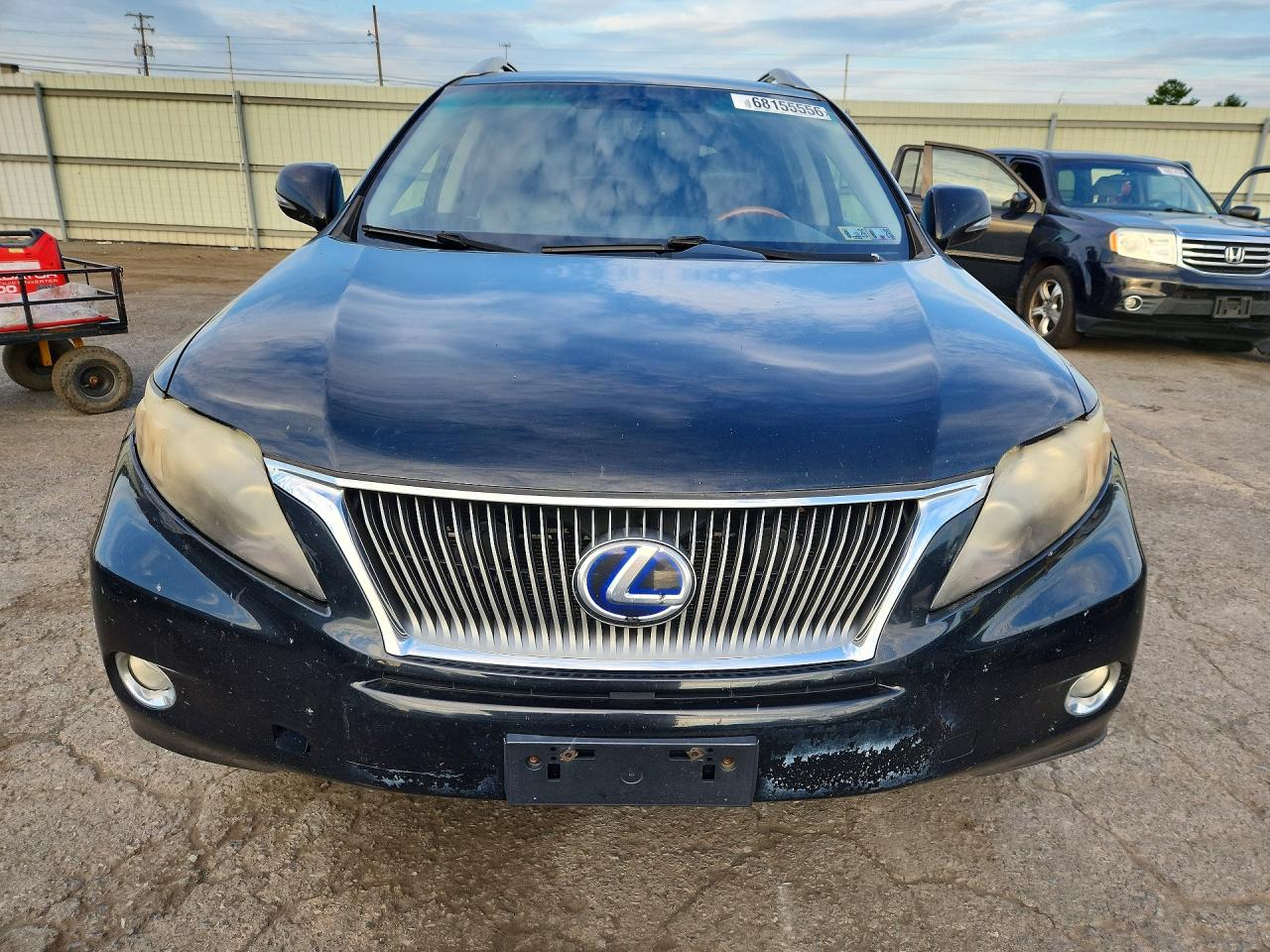 2010 Lexus Rx 450h Black vin: JTJBC1BA6A2020784