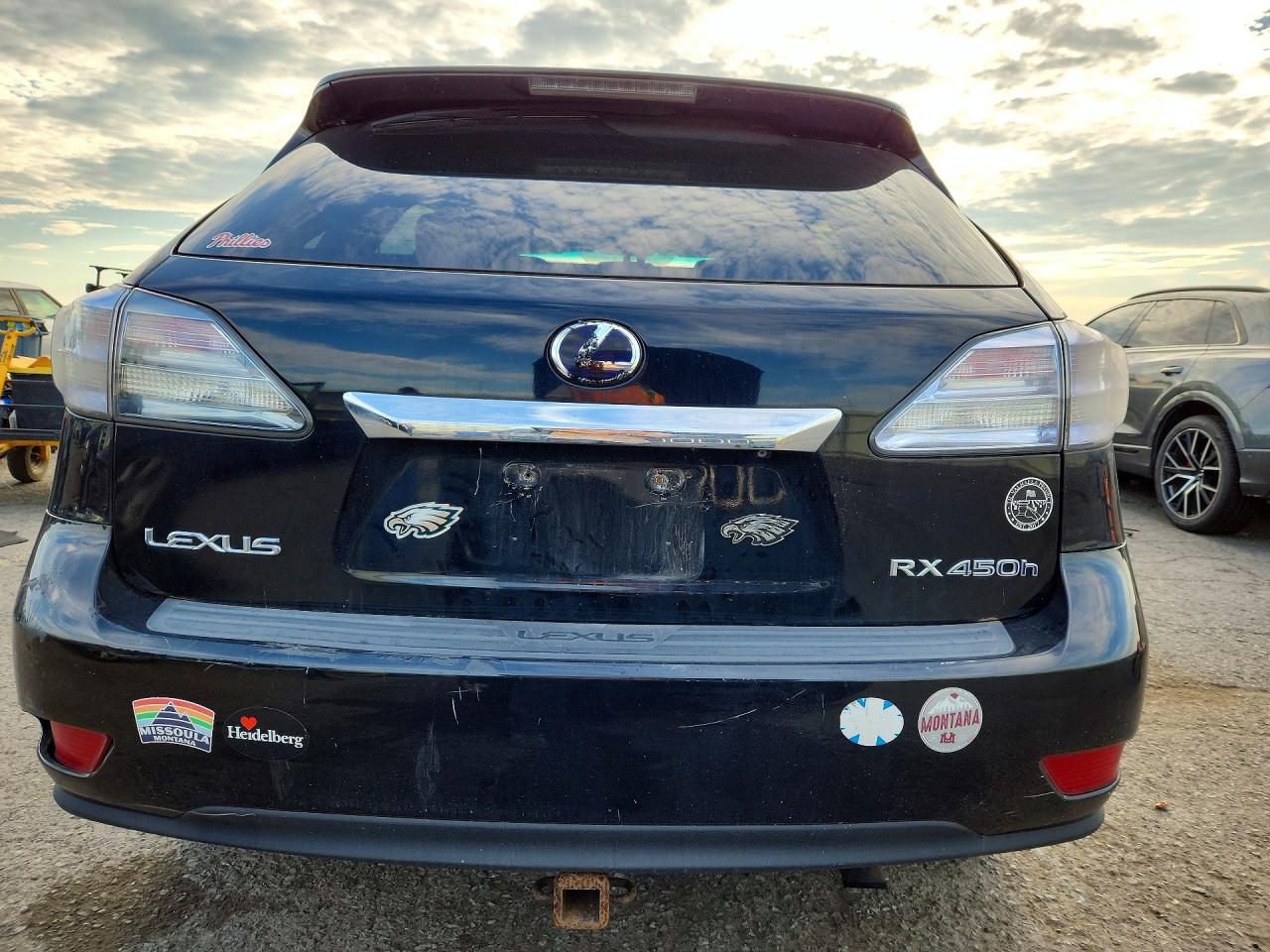 2010 Lexus Rx 450h Black vin: JTJBC1BA6A2020784