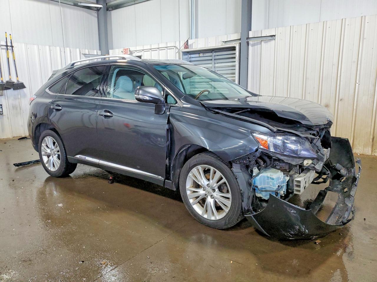 2010 Lexus Rx 450h Charcoal vin: JTJBC1BA6A2027802