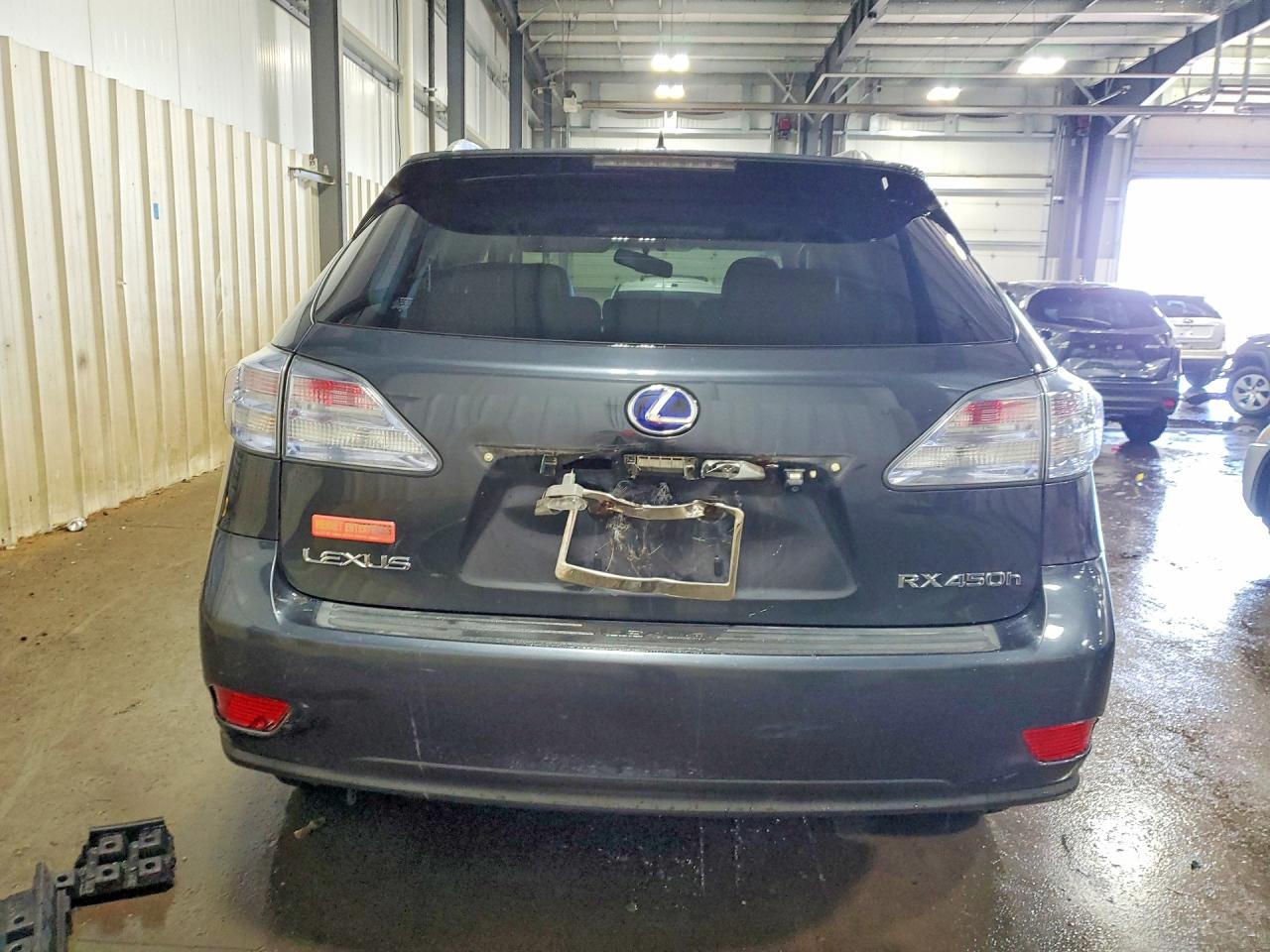 2010 Lexus Rx 450h Charcoal vin: JTJBC1BA6A2027802